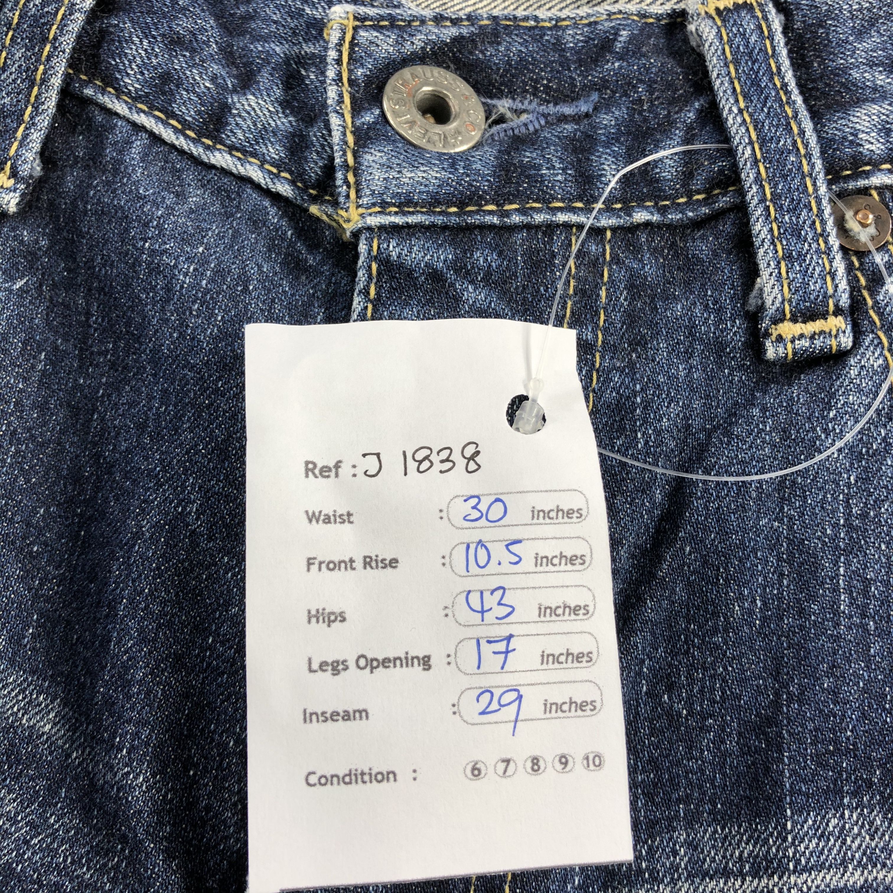 Levi's Vintage 90s Levis 503 Earth Tone Jeans-J1838 Size US 30 / EU 46 - 14 Thumbnail