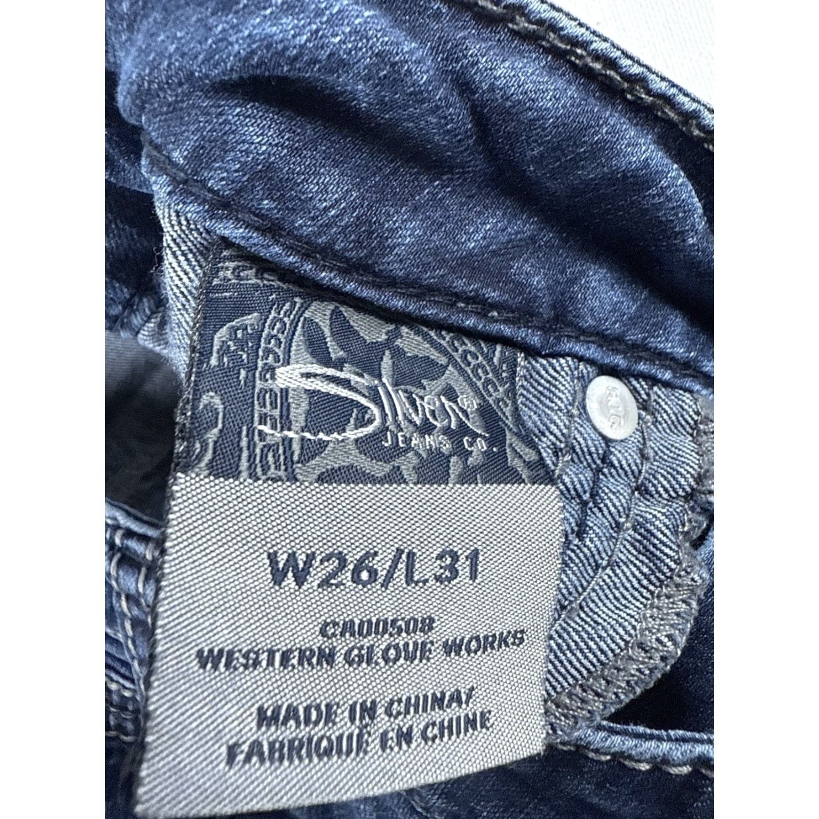Silver Jeans Co. Silver Jeans Co. Suki Super Skinny Jeans Womens 26x31 Dark Wash Size 26" / US 2 / IT 38 - 4 Thumbnail