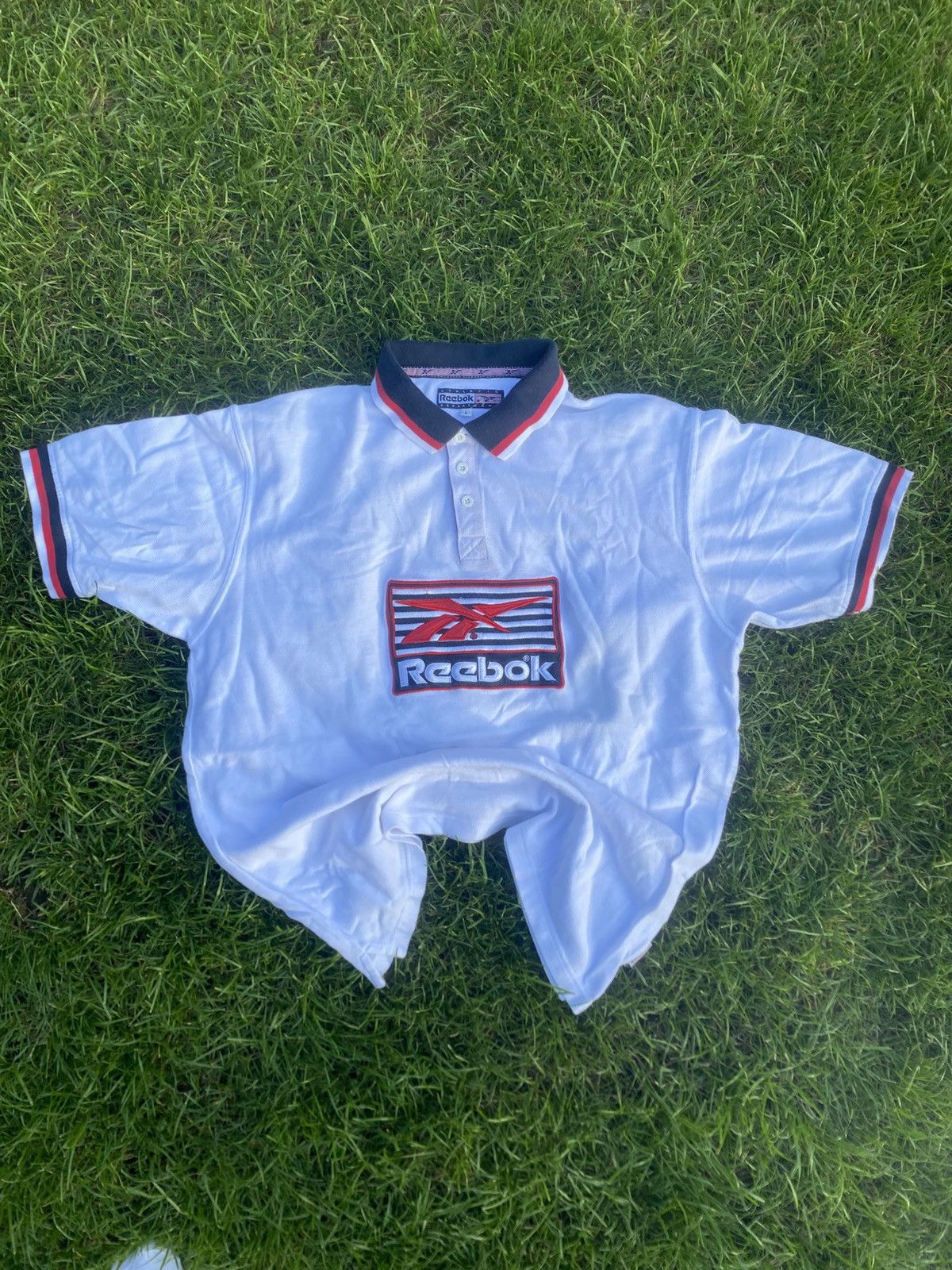 Reebok Vintage 2000’s Reebok Polo Size US L / EU 52-54 / 3 - 1 Thumbnail