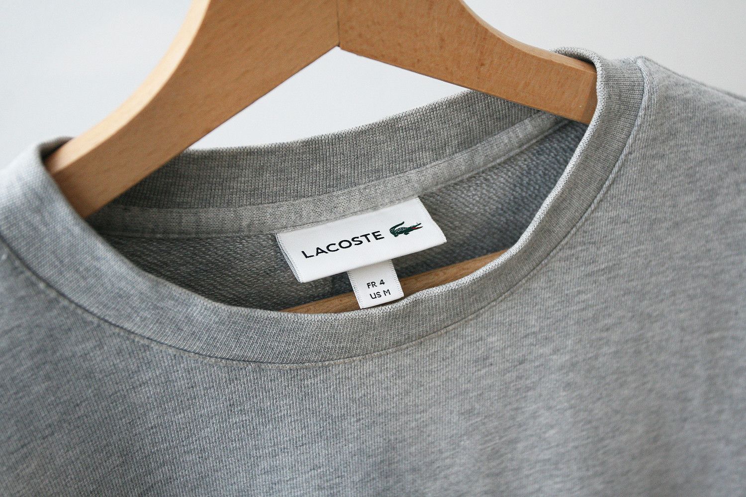 Lacoste Lacoste Logo Classic Crewneck Gray Sweatshirt 4 M Size US M / EU 48-50 / 2 - 7 Thumbnail