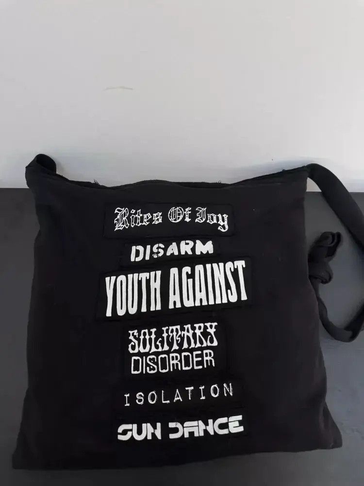 Raf Simons Raf Simons Raf Simons Slogan Patches Tote-2506 Size ONE SIZE - 3 Thumbnail