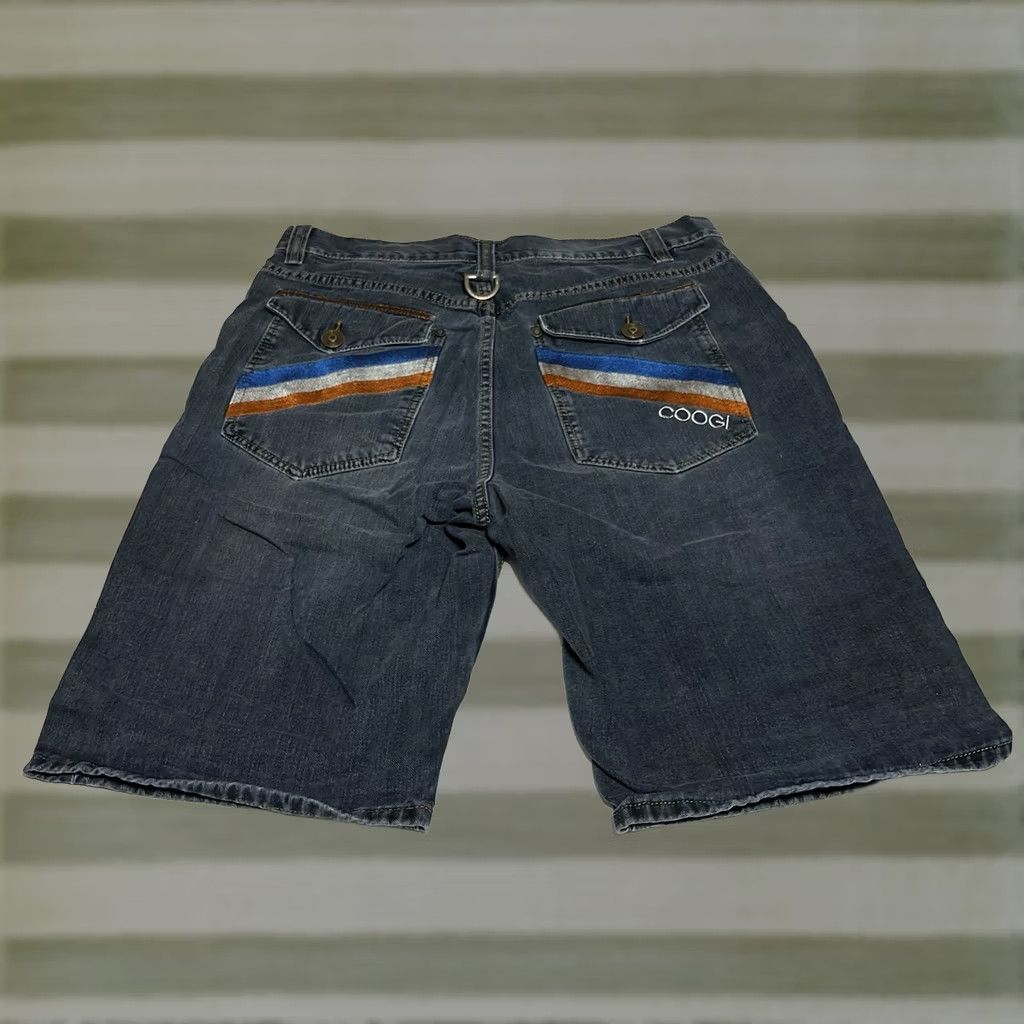 Coogi VINTAGE COOGI Denim Blue Embroidered Urban Y2K Dark Wash Shorts 36 Regular Mens Size US 36 / EU 52 - 1 Thumbnail