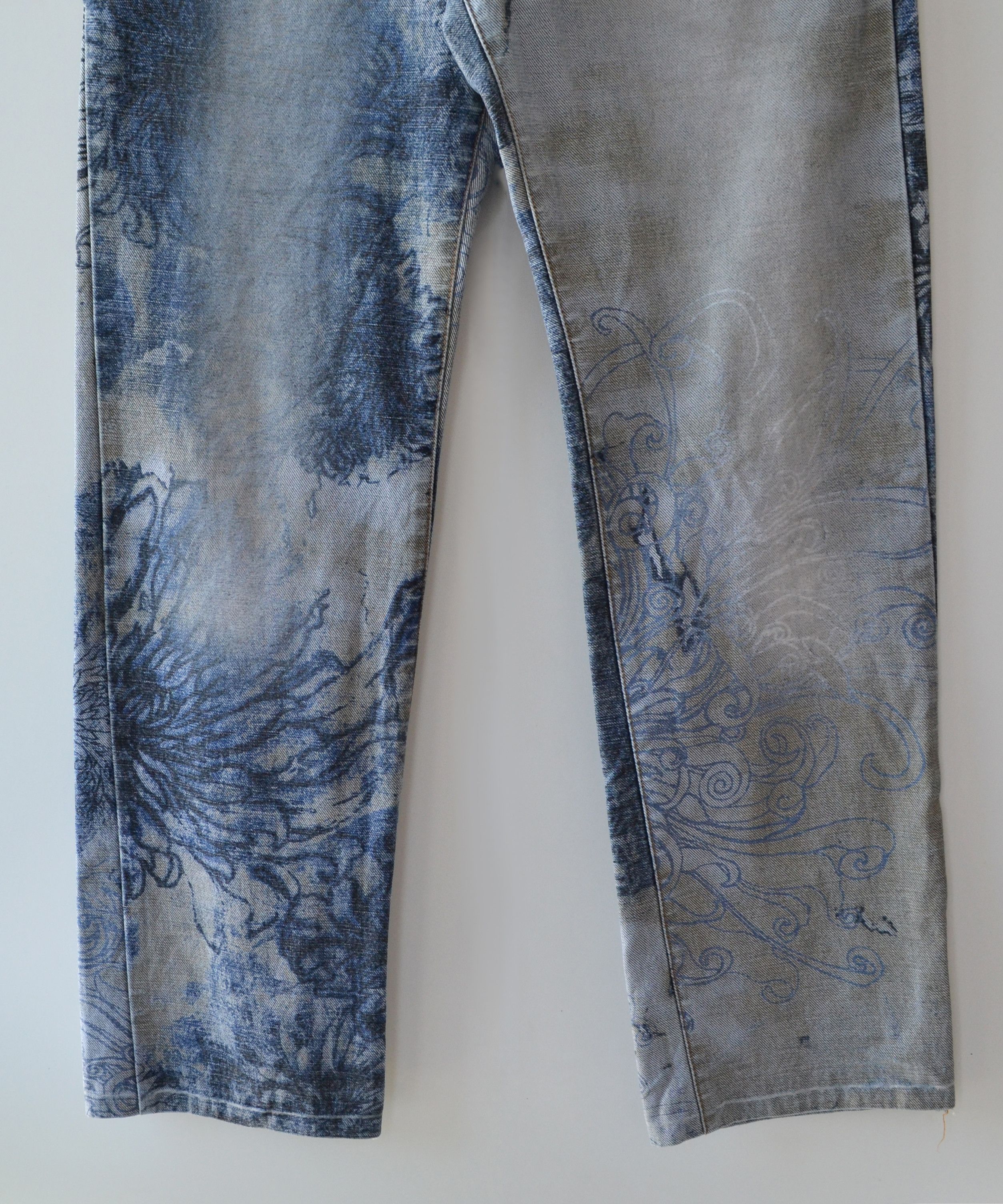 Roberto Cavalli Roberto Cavalli Jeans Pants Floral Flower Print Vintage Size US 32 / EU 48 - 4 Thumbnail