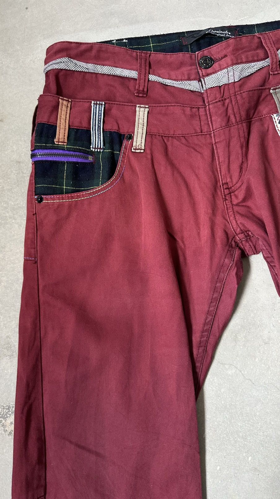 Japanese Brand DOMINATE HANDCRAFTED JEANS DOUBLE WAIST PANT Size US 36 / EU 52 - 5 Thumbnail