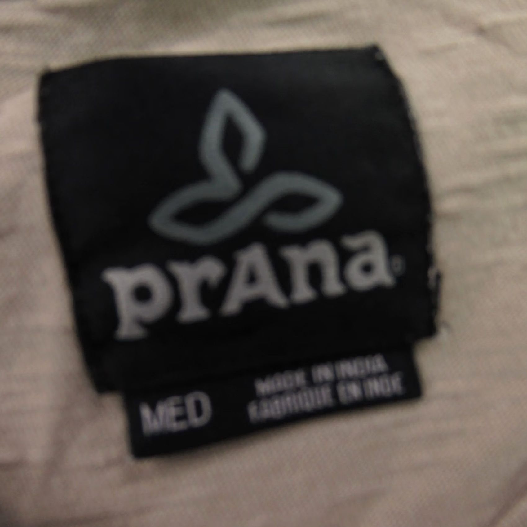 Prana Prana Shirt Mens Medium Short Sleeve V-Neck Outdoors Lightweight Stripes Size US M / EU 48-50 / 2 - 4 Thumbnail