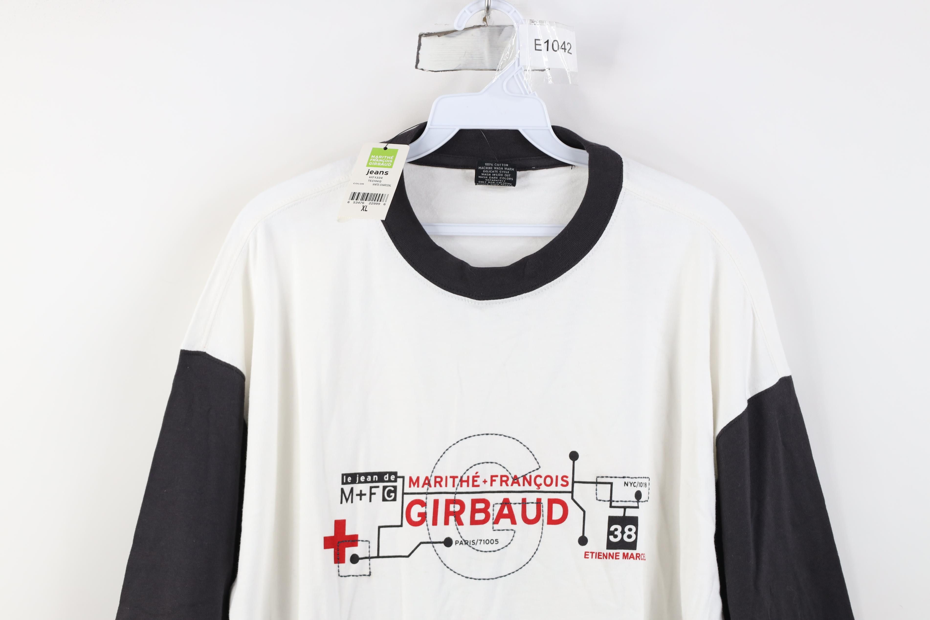 Marithe + Francois Girbaud Deadstock Vintage 90s Marithe Francois Girbuad T-Shirt Size US XL / EU 56 / 4 - 2 Thumbnail