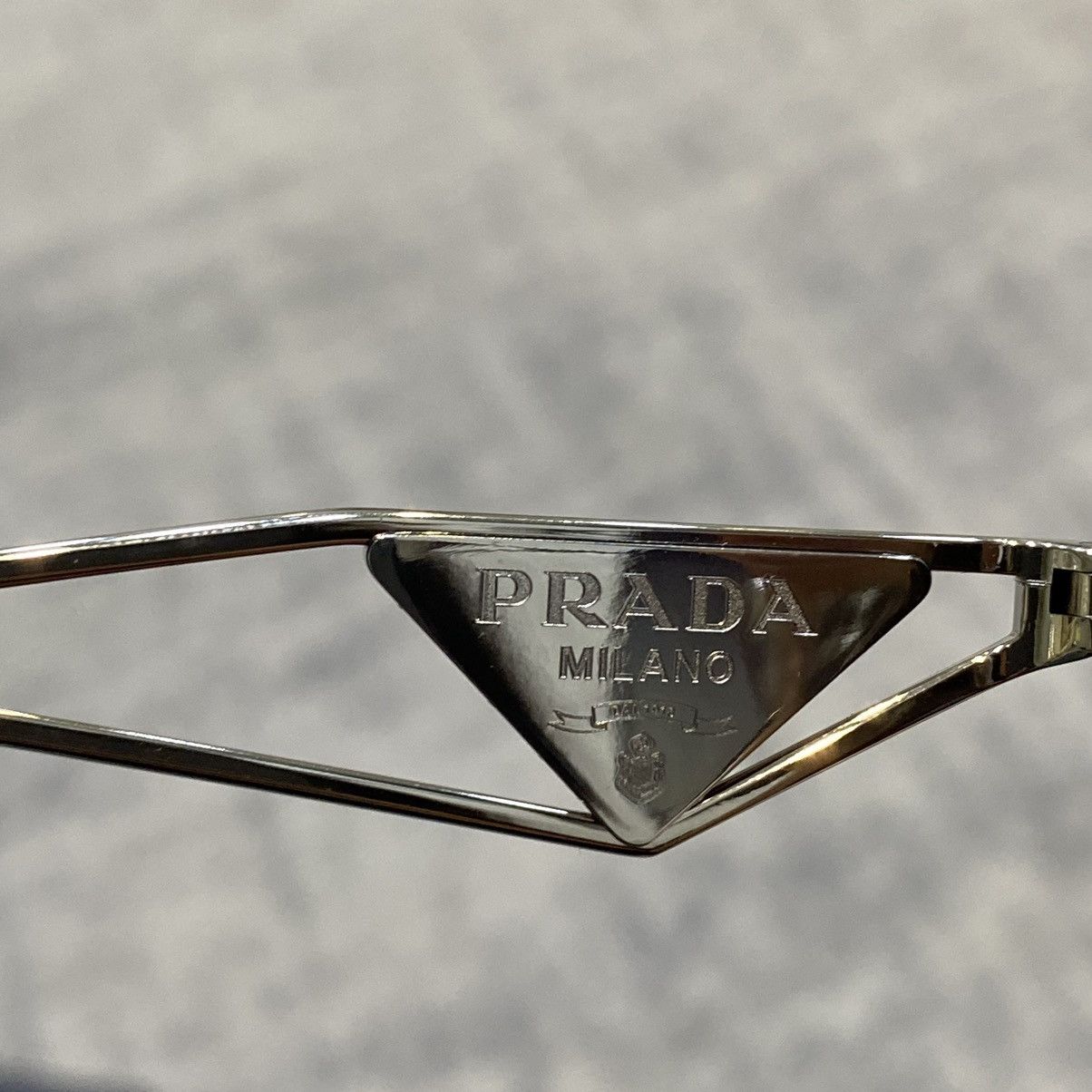 Prada PRADA 0PR 57YS 1BC5D1 Grey Gradient Silver Size ONE SIZE - 10 Thumbnail