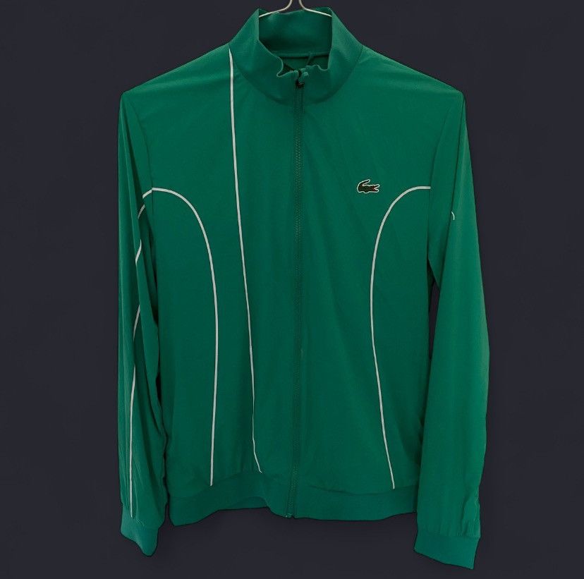Lacoste Lacoste Sport Novak Djokovic Mens Small Green Jacket Size US S / EU 44-46 / 1 - 1 Thumbnail