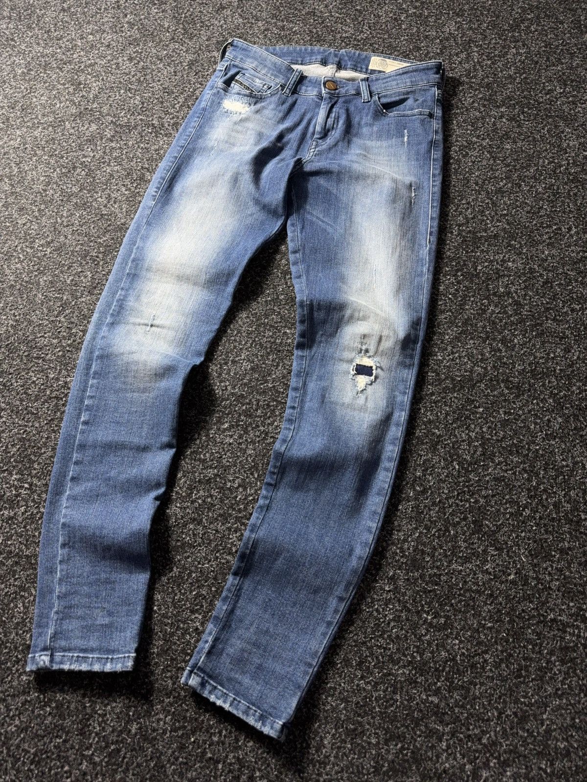 Diesel × If Six Was Nine × Vintage Vintage 90s Y2K Diesel Industry Jeans skinny pants Size 28" / US 6 / IT 42 - 3 Thumbnail