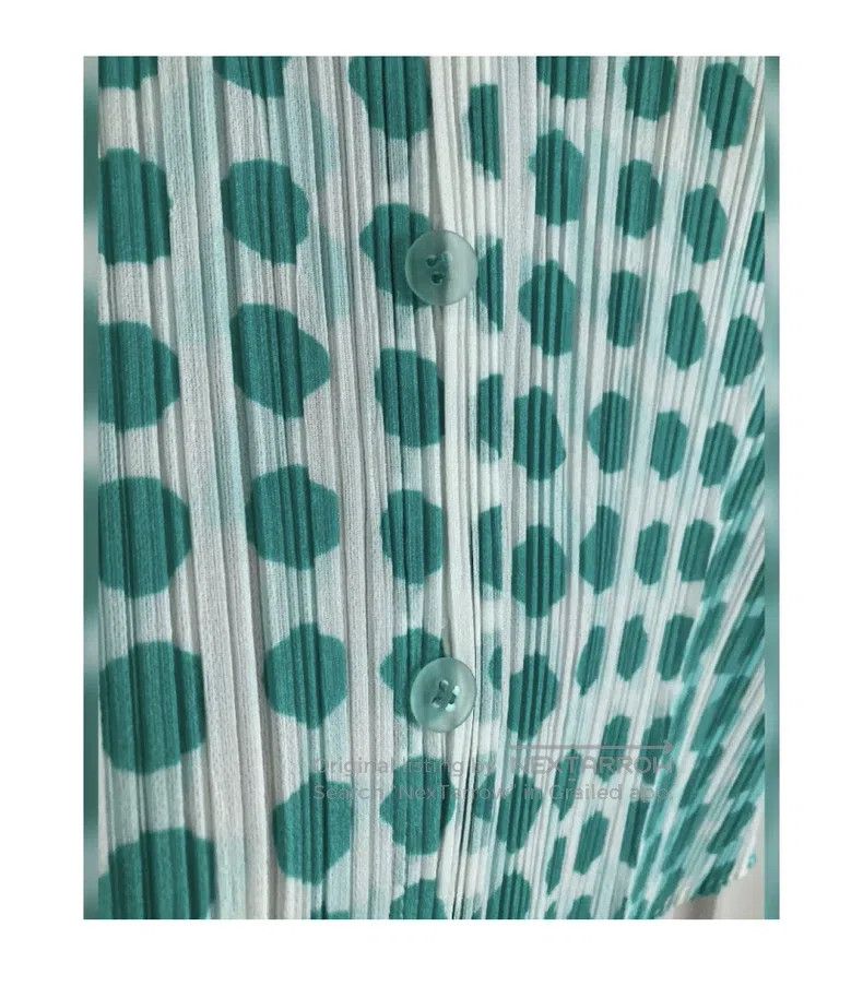 Issey Miyake Issey Miyake Polka Dot Stand Collar Sleeveless Shirt Size L / US 10 / IT 46 - 6 Thumbnail