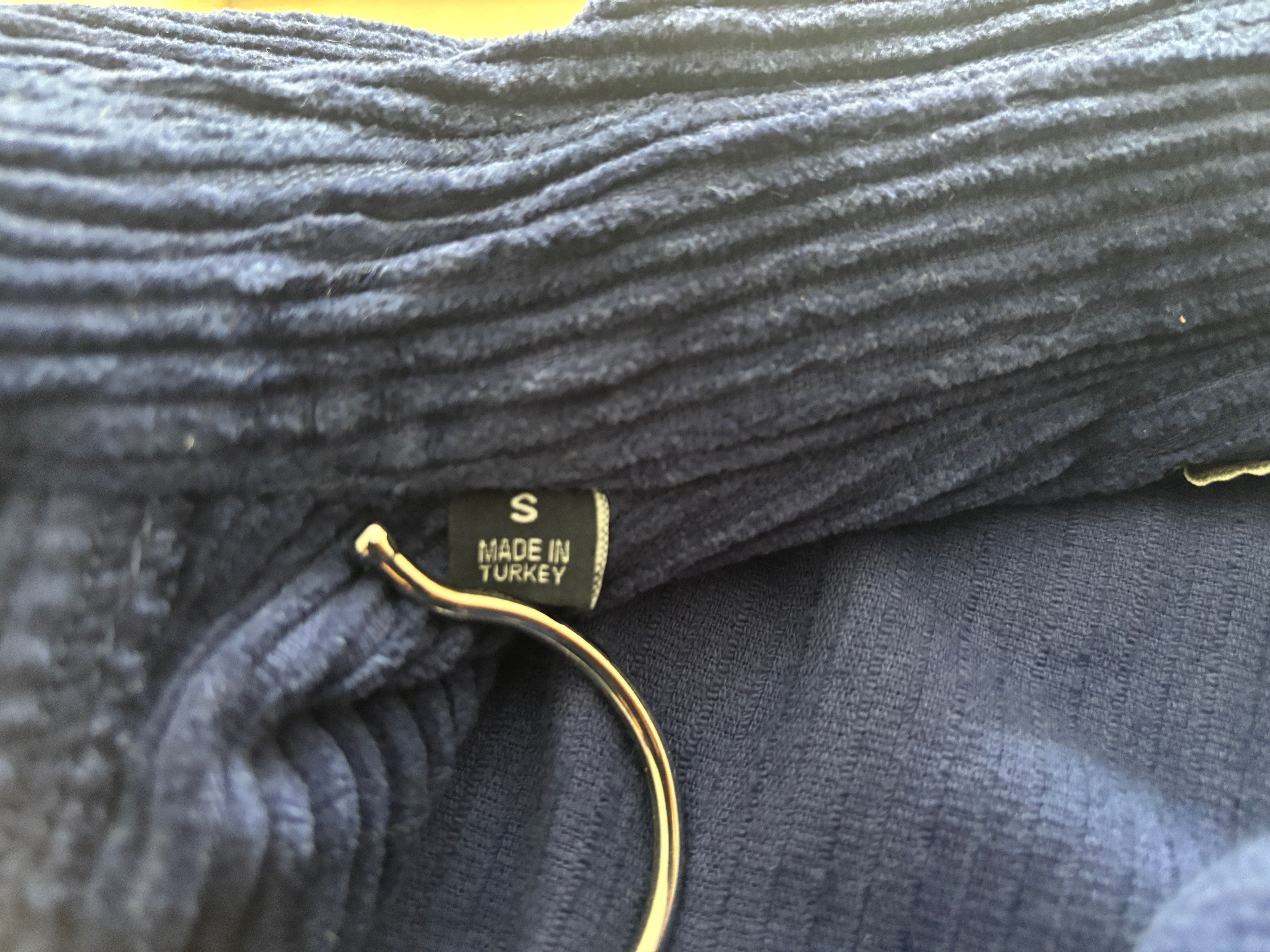 Benson $225 Corduroy Blue Snap Button Overshirt Shirt Jacket Size US S / EU 44-46 / 1 - 6 Thumbnail