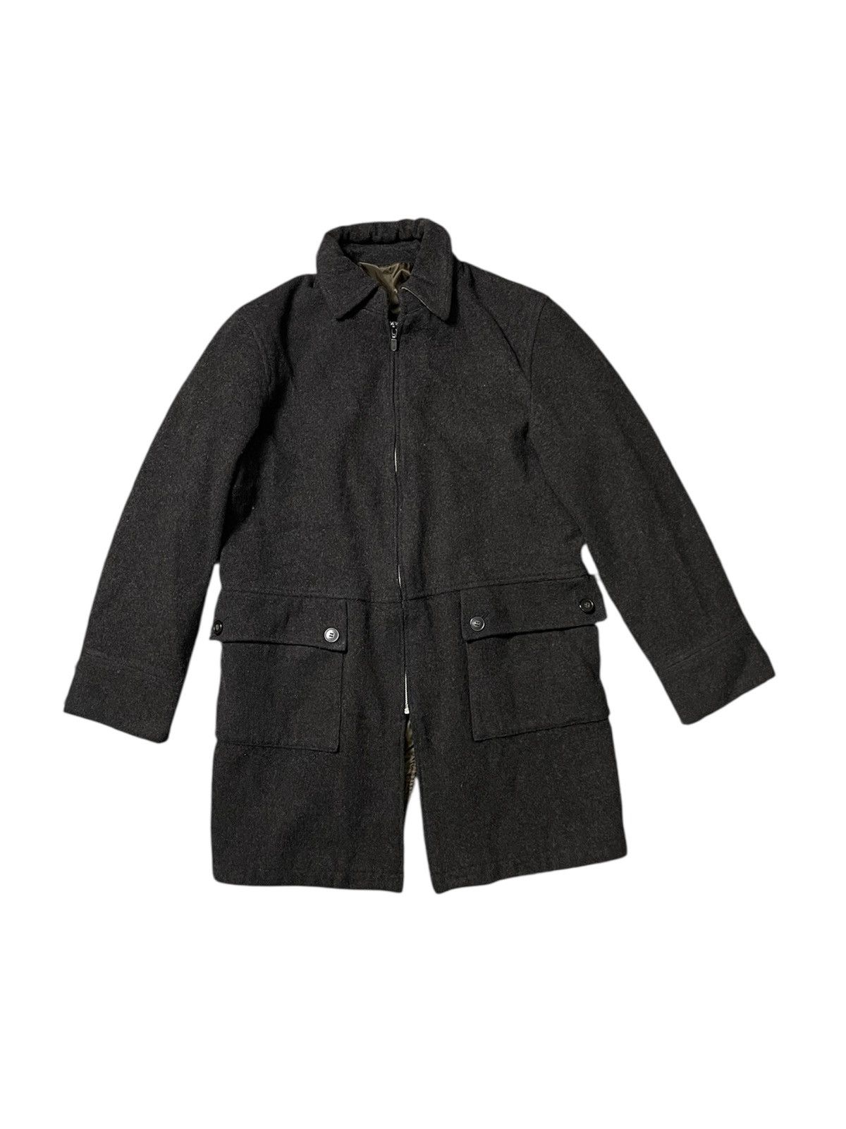 90s PPFM WOOL ZIPPER JACKET NICE DESIGN