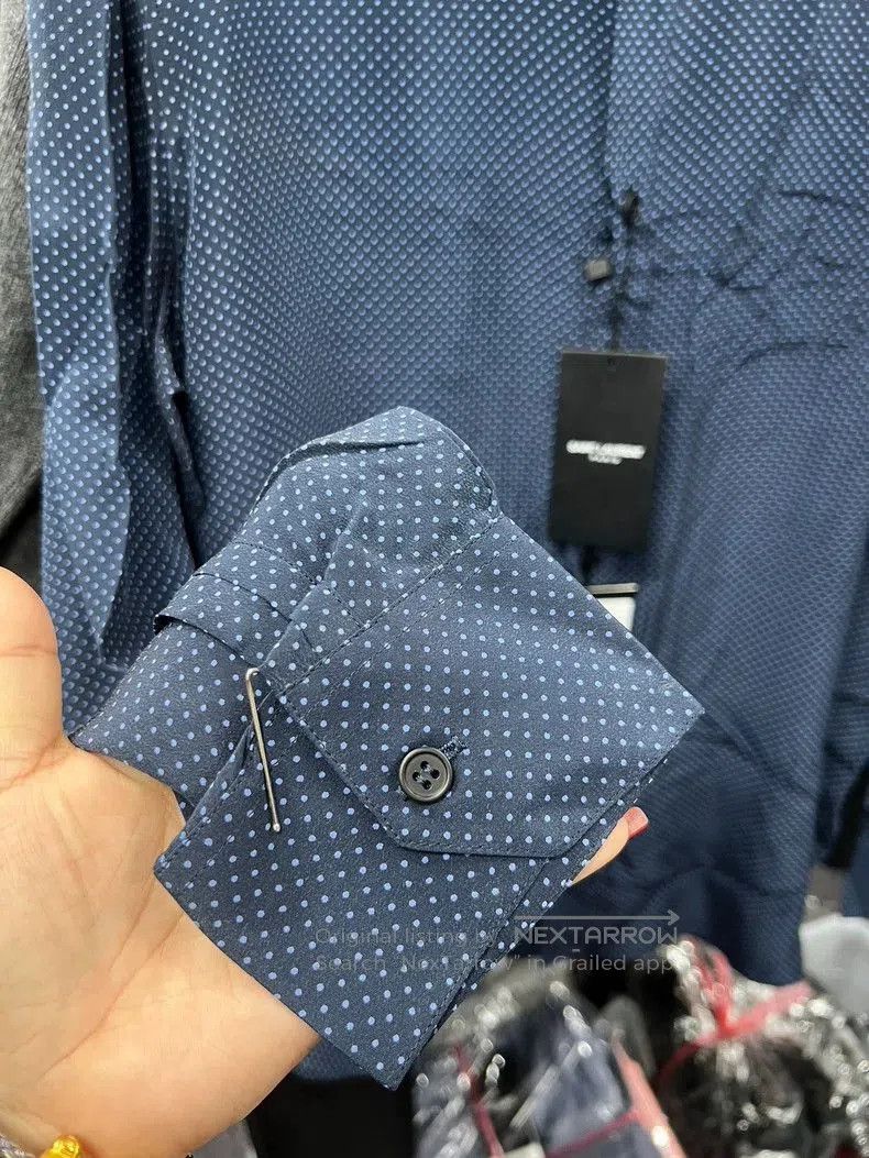 Yves Saint Laurent SAINT LAURENT Polka Dot Silk Shirt. Size US M / EU 48-50 / 2 - 4 Thumbnail