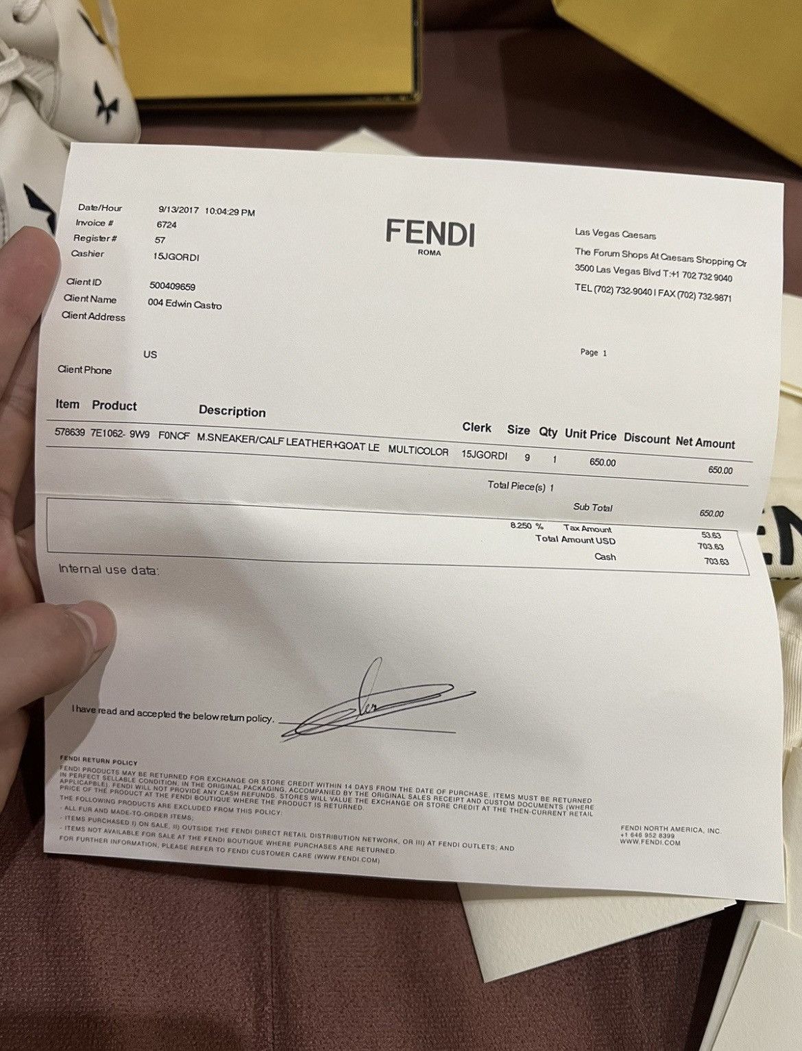 Fendi Fendi Sneakers Size US 10.5 / EU 43-44 - 5 Thumbnail