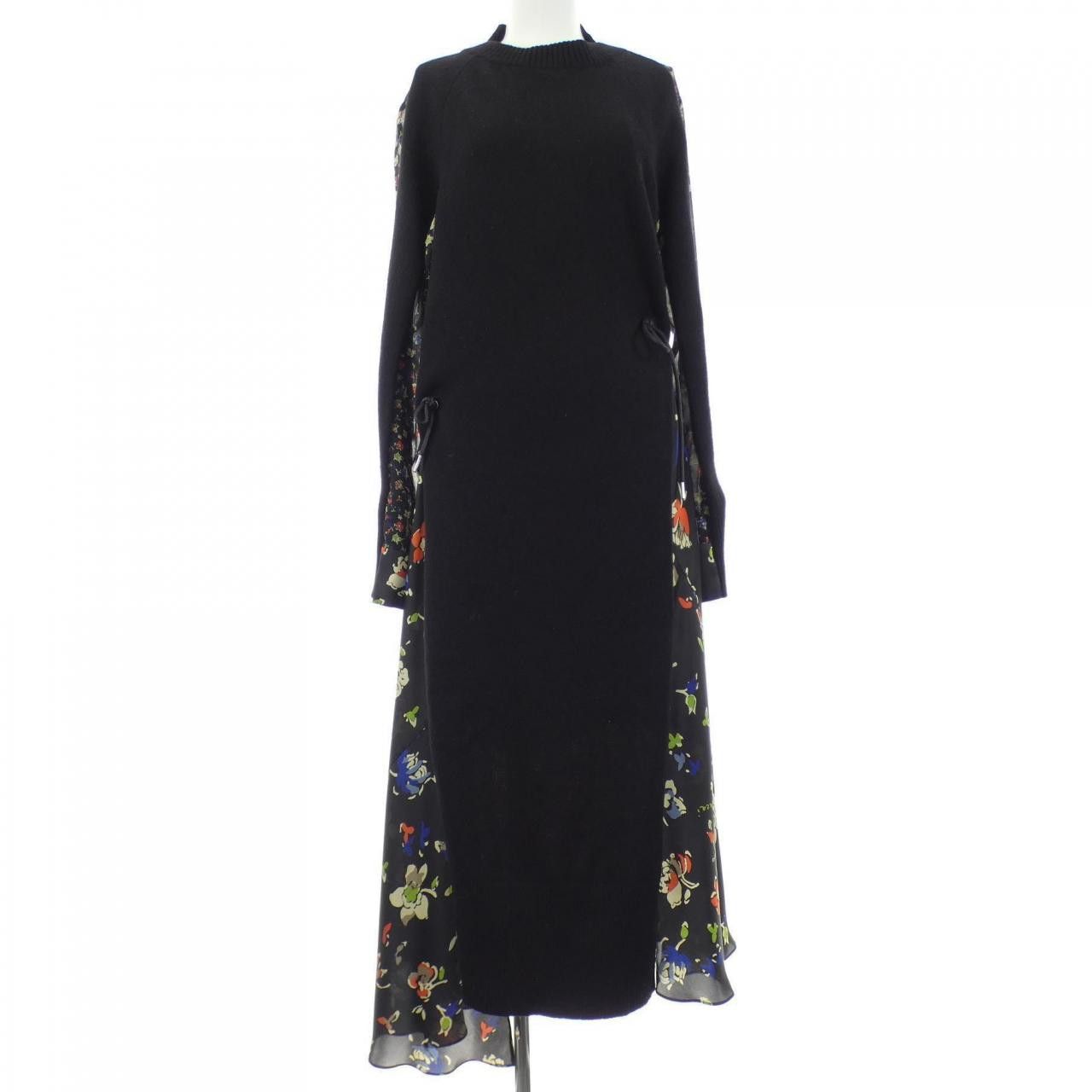 Sacai Sacai Sacai Dress Textile Dresses 22-06308 DUTY FREE for USA Size ONE SIZE - 1 Thumbnail