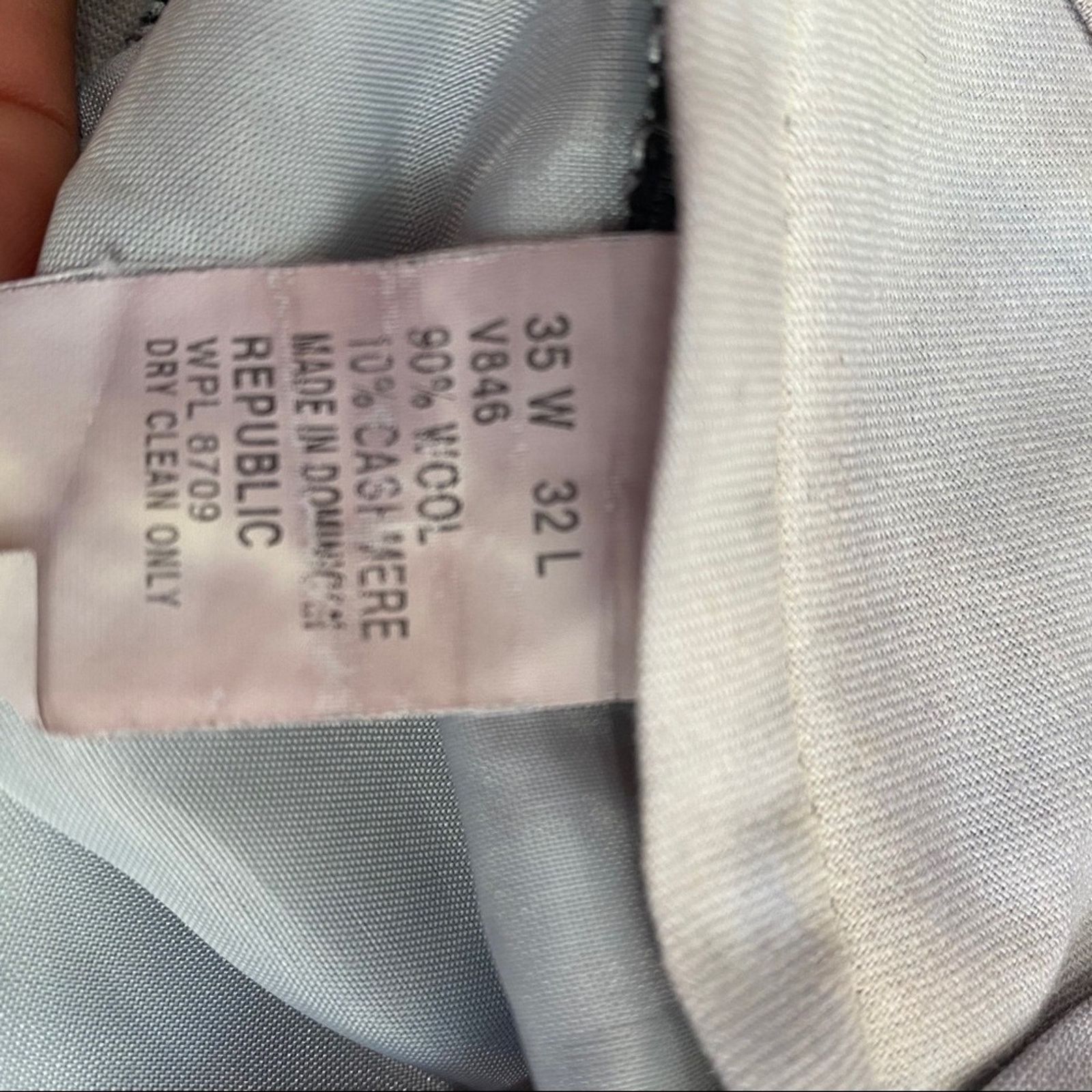 Nautica Men's Nautica Wool and Cashmere Pants sz 35 x 32 Grey Color Size US 35 - 6 Thumbnail