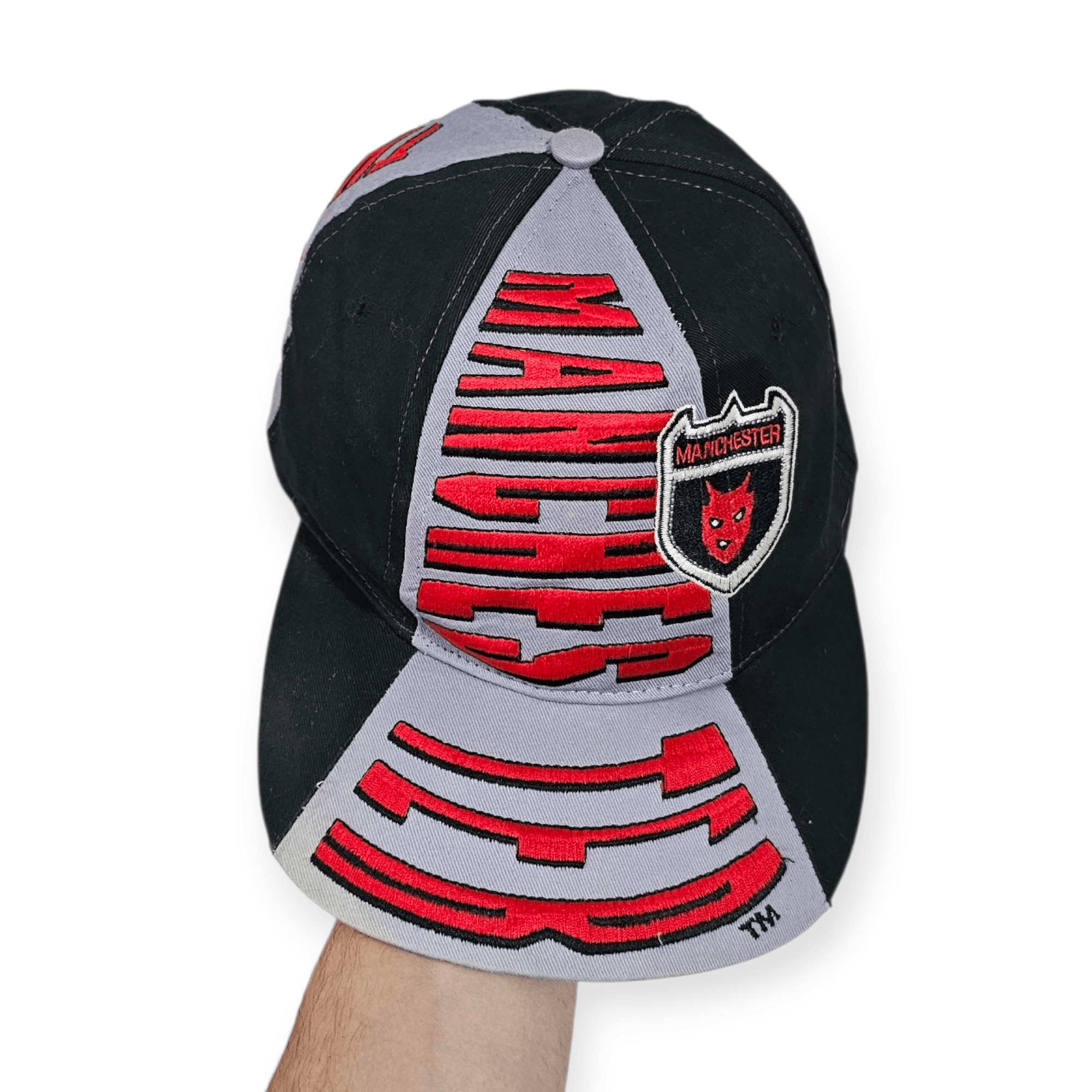 Vintage Manchester United TSI Big Logo Hat Size ONE SIZE - 2 Thumbnail