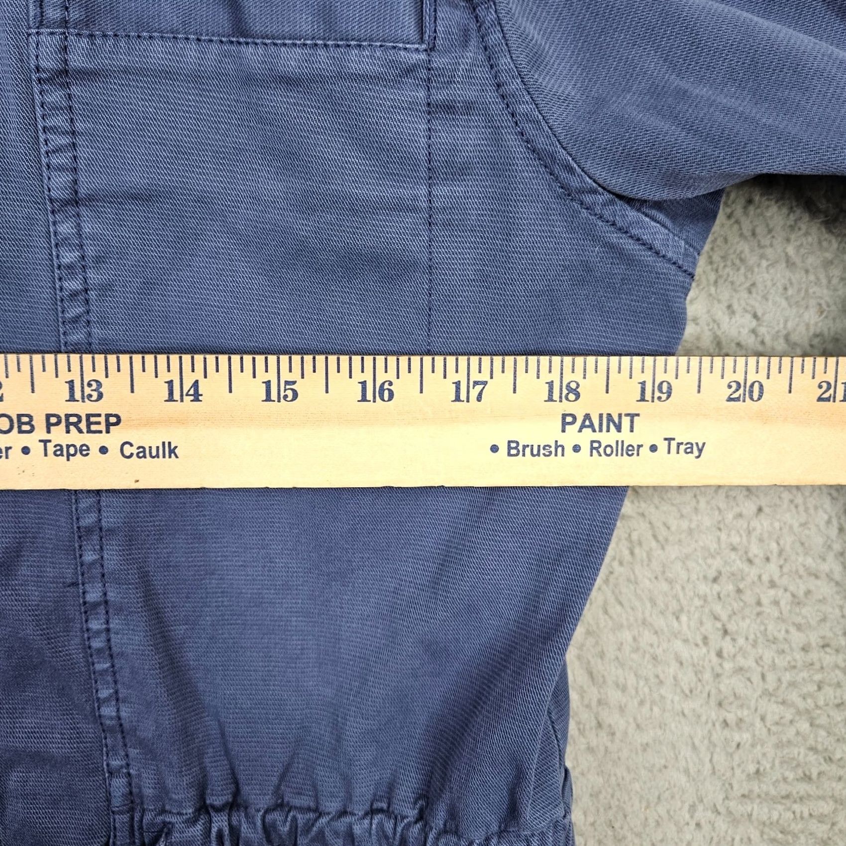 Vintage Aventura Jacket Women's Regular Size L Blue Organic Cotton Button Up Twill Coat Gear Outdoor Style Basic Jacket Size L / US 10 / IT 46 - 3 Thumbnail