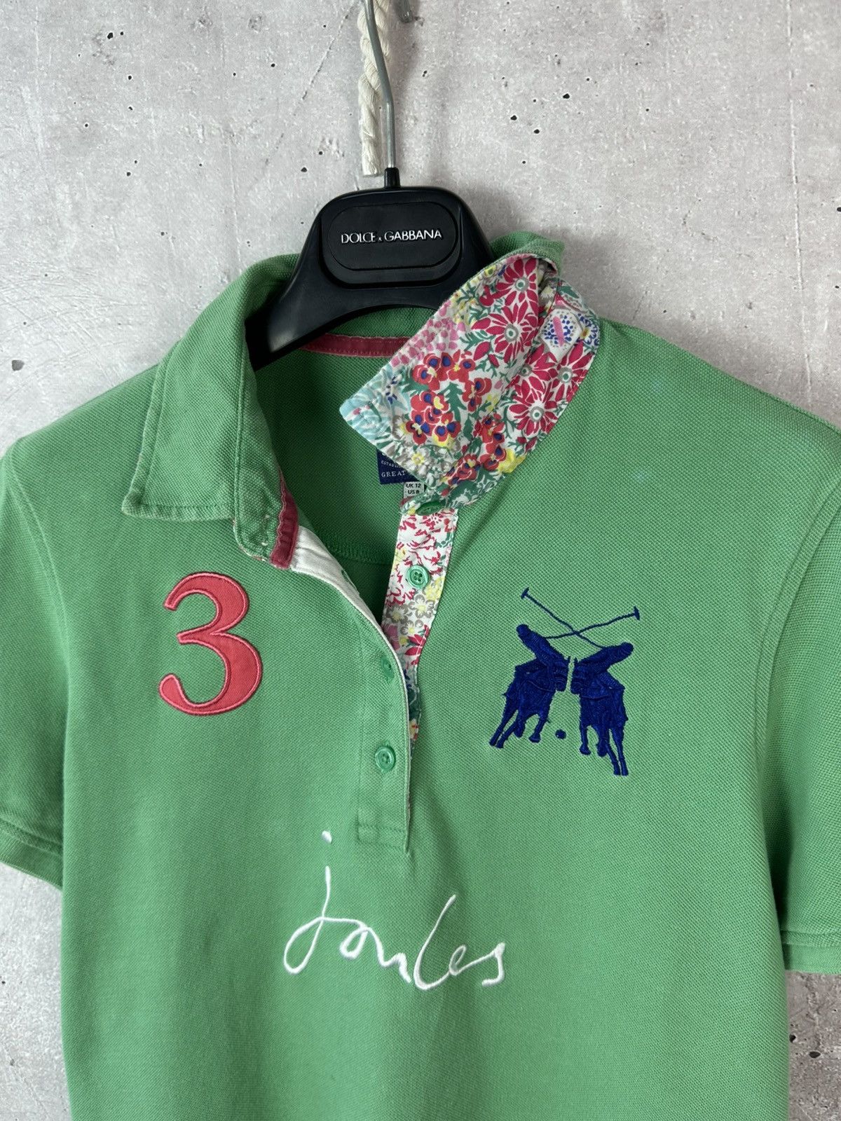 Polo Ralph Lauren Vintage Joules Green Cotton Short Sleeve Polo Size M / US 6-8 / IT 42-44 - 6 Thumbnail