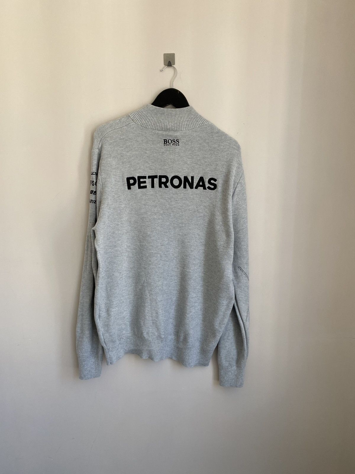 Hugo Boss Hugo Boss Men's Mercedes AMG Petronas F1 Team 1/4 Zip Hoodie Size US XL / EU 56 / 4 - 11 Thumbnail