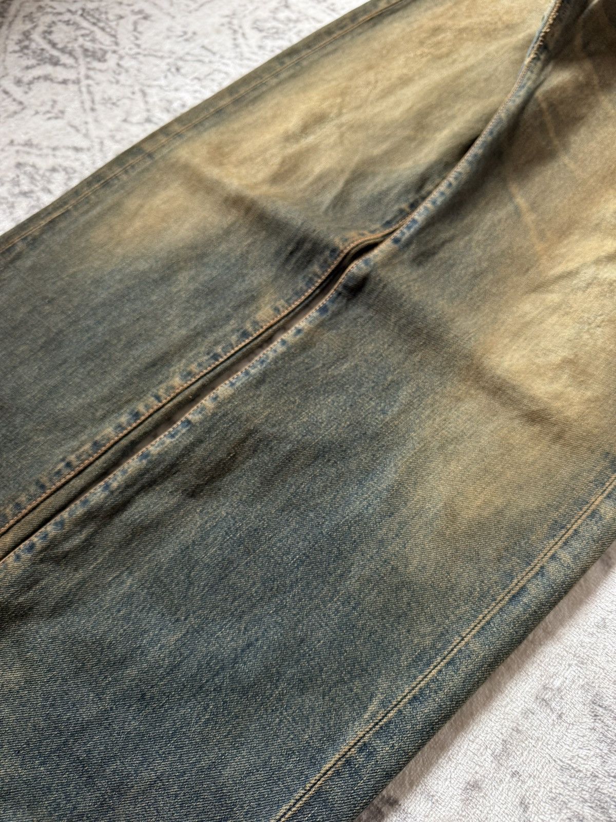 Kapital Edwin 505 OG Type 1 Baggy Loose Mud Wash Jeans Size US 29 - 10 Thumbnail