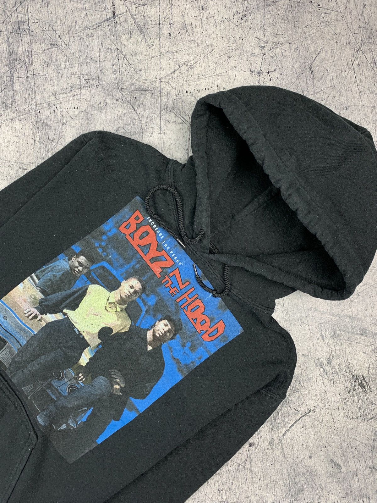 Band Tees Boyz in the Hood Promo Cult Movie Hoodie Y2K Black Size US S / EU 44-46 / 1 - 2 Thumbnail
