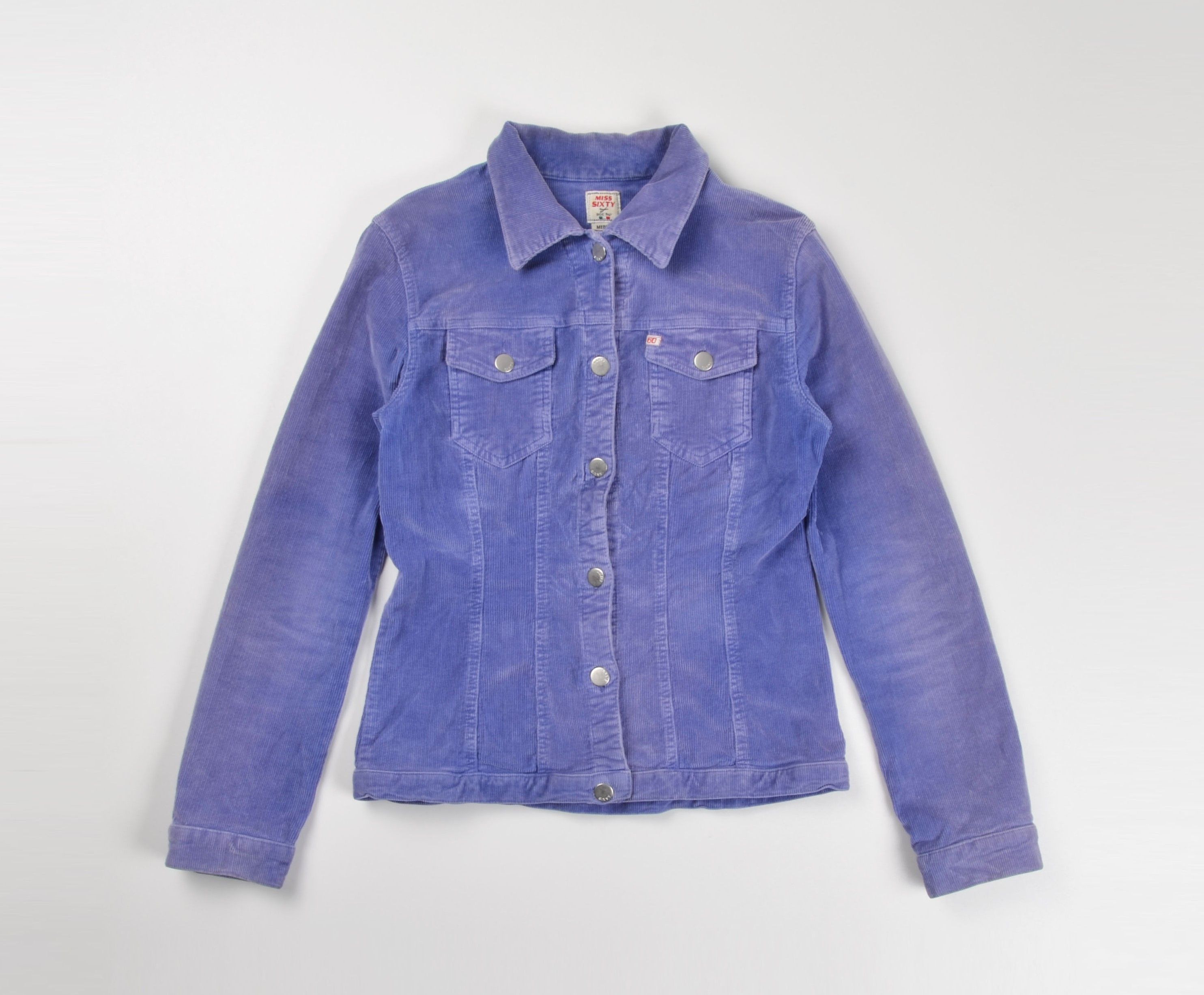 Miss Sixty Vintage Miss Sixty Y2K Corduroy Purple Jacket Size M / US 6-8 / IT 42-44 - 4 Thumbnail