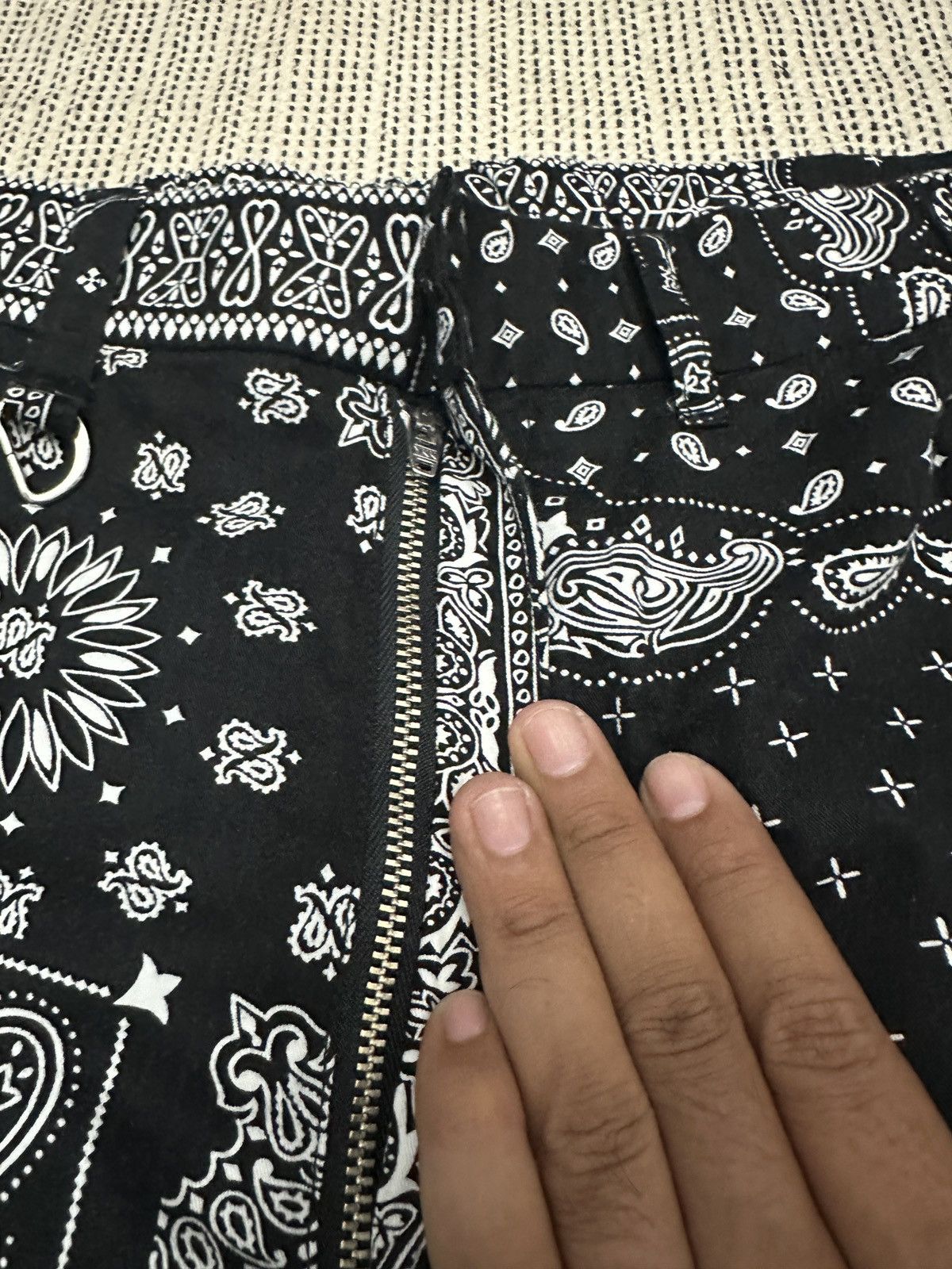 Japanese Brand × monkey time 🔥🔥🔥Monkey Time Paisleys Pants / Trousers Size US 35 - 8 Thumbnail