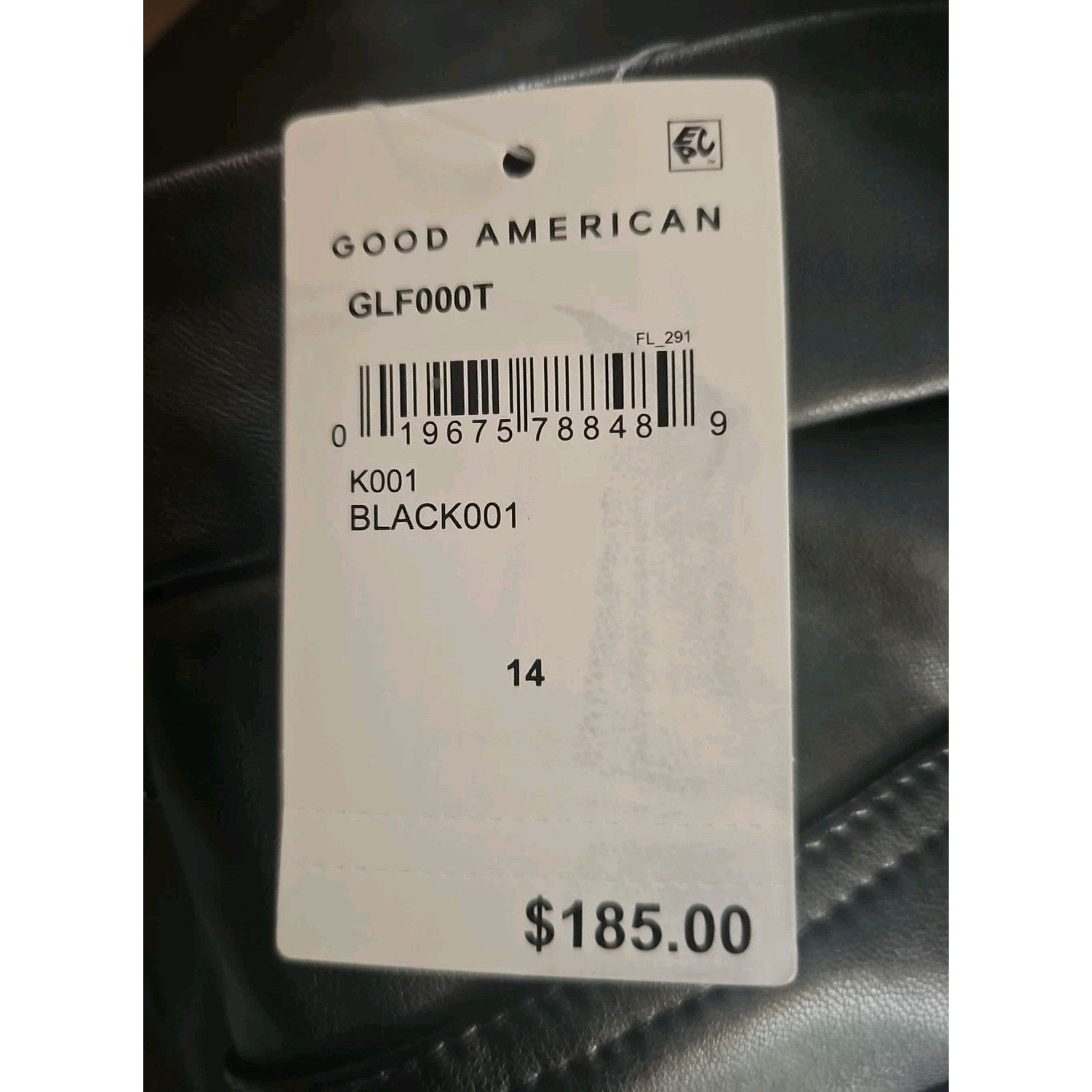 Good American Good American Elegant Faux Patent Leather Flare Pants 14/33 Size 33" - 7 Thumbnail