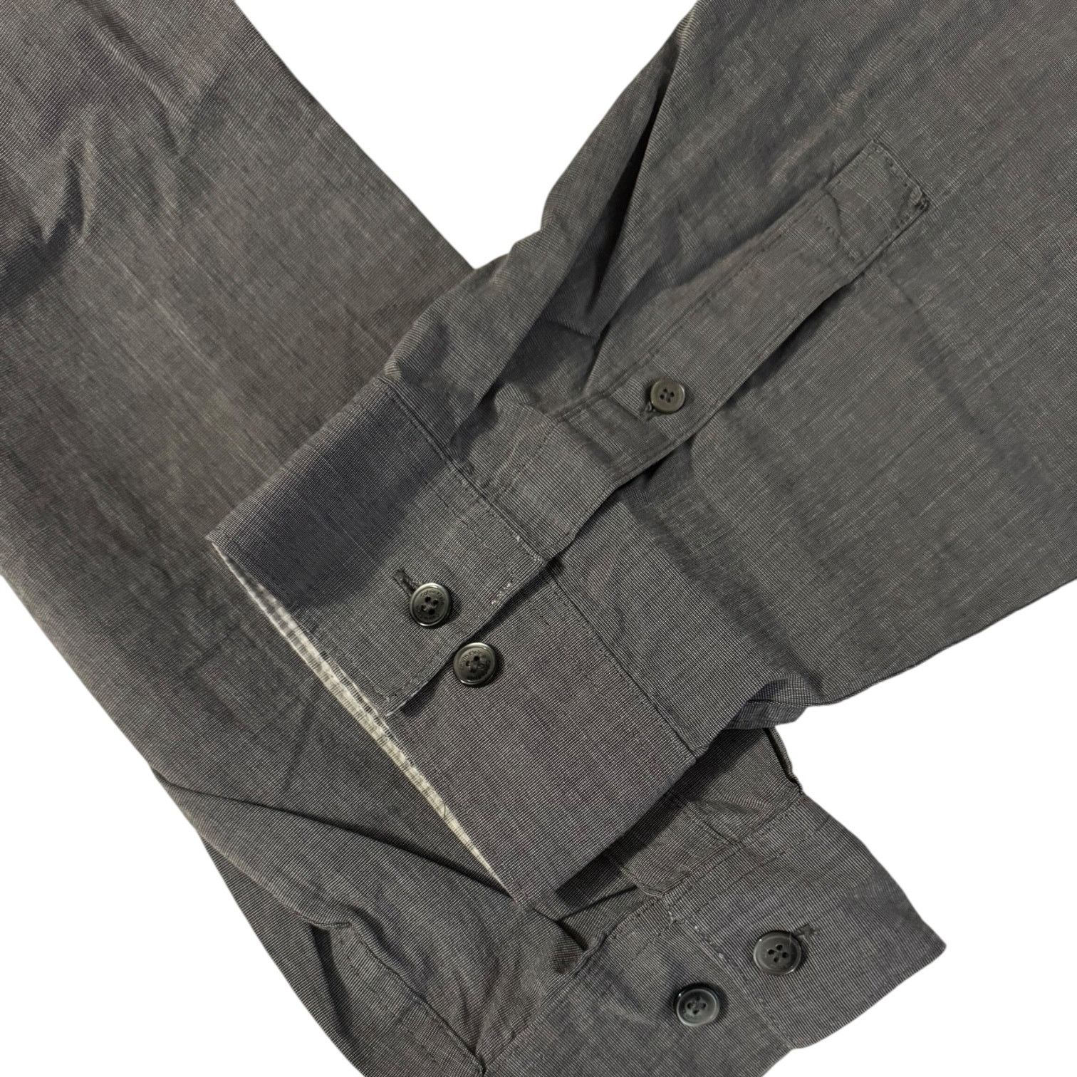 Calvin Klein Calvin Klein Men’s Button Down Long-Sleeved Gray Shirt XL Size US XL / EU 56 / 4 - 3 Thumbnail