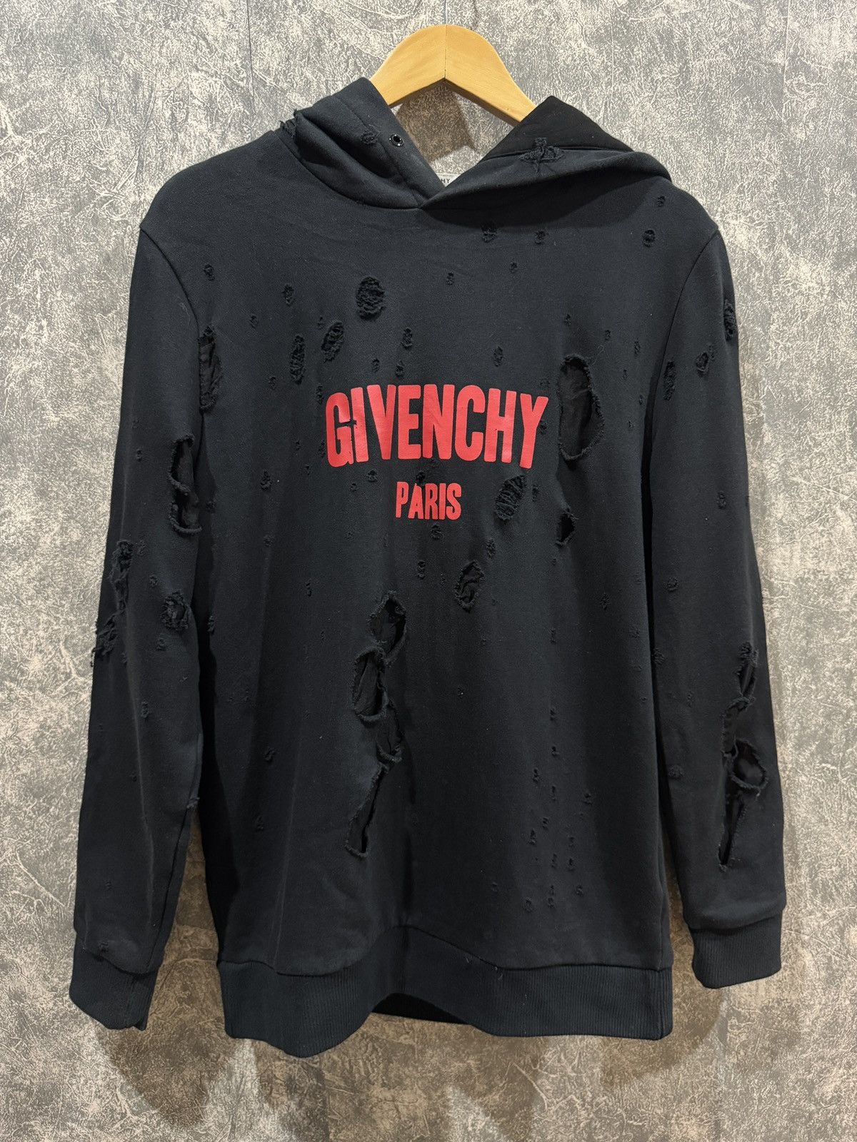 Givenchy Distressed Hoodie | Grailed