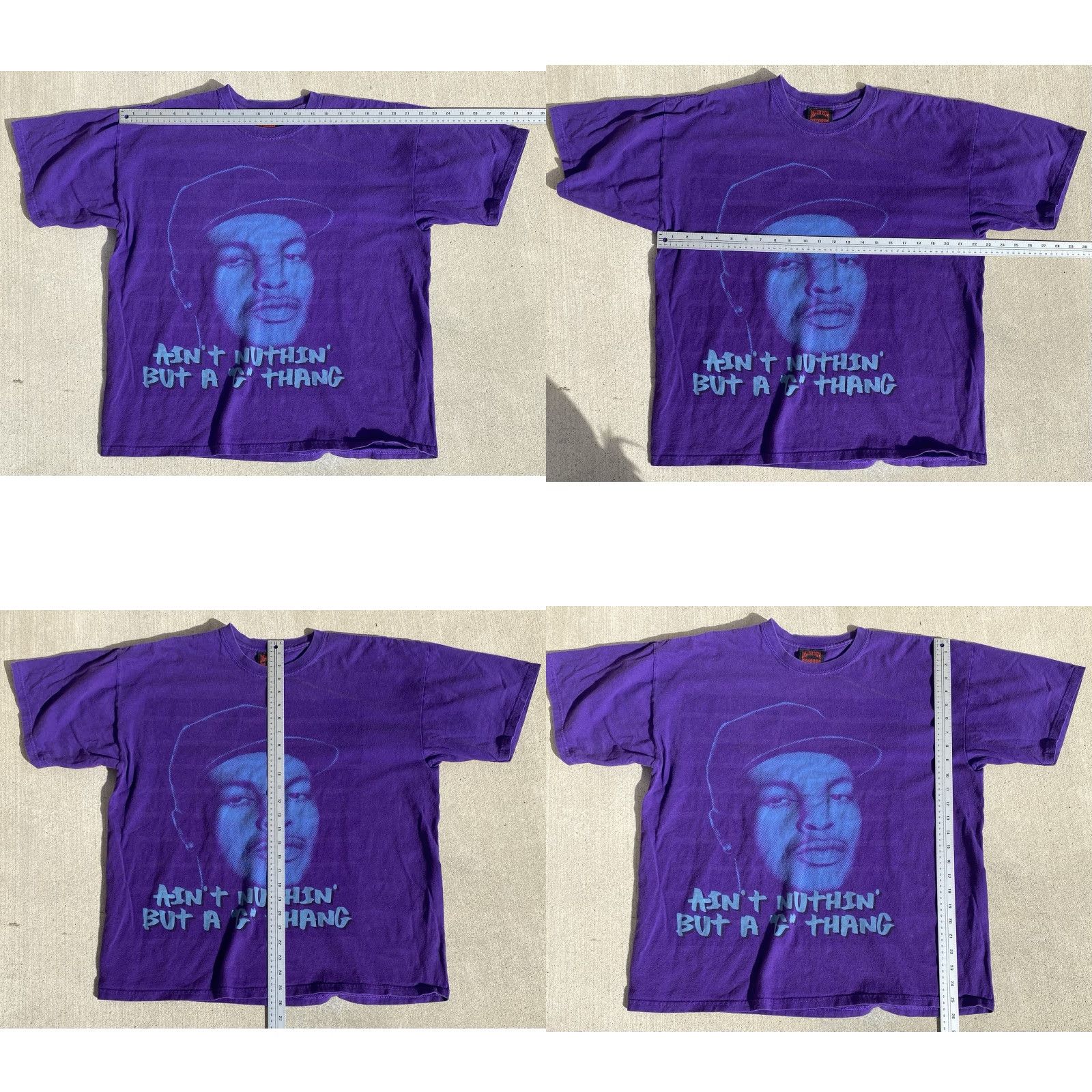 Vintage Death Row Records Ain’t Nuthin But A G Thang T Shirt Rap Tee XL Purple Hip Hop 2005 Vintage Mens Nike? Size US XL / EU 56 / 4 - 11 Thumbnail