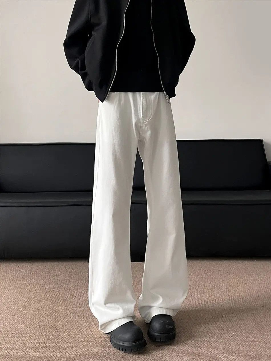 Japanese Brand × Jean Retro loose casual micro flared jeans Size US 32 / EU 48 - 5 Thumbnail