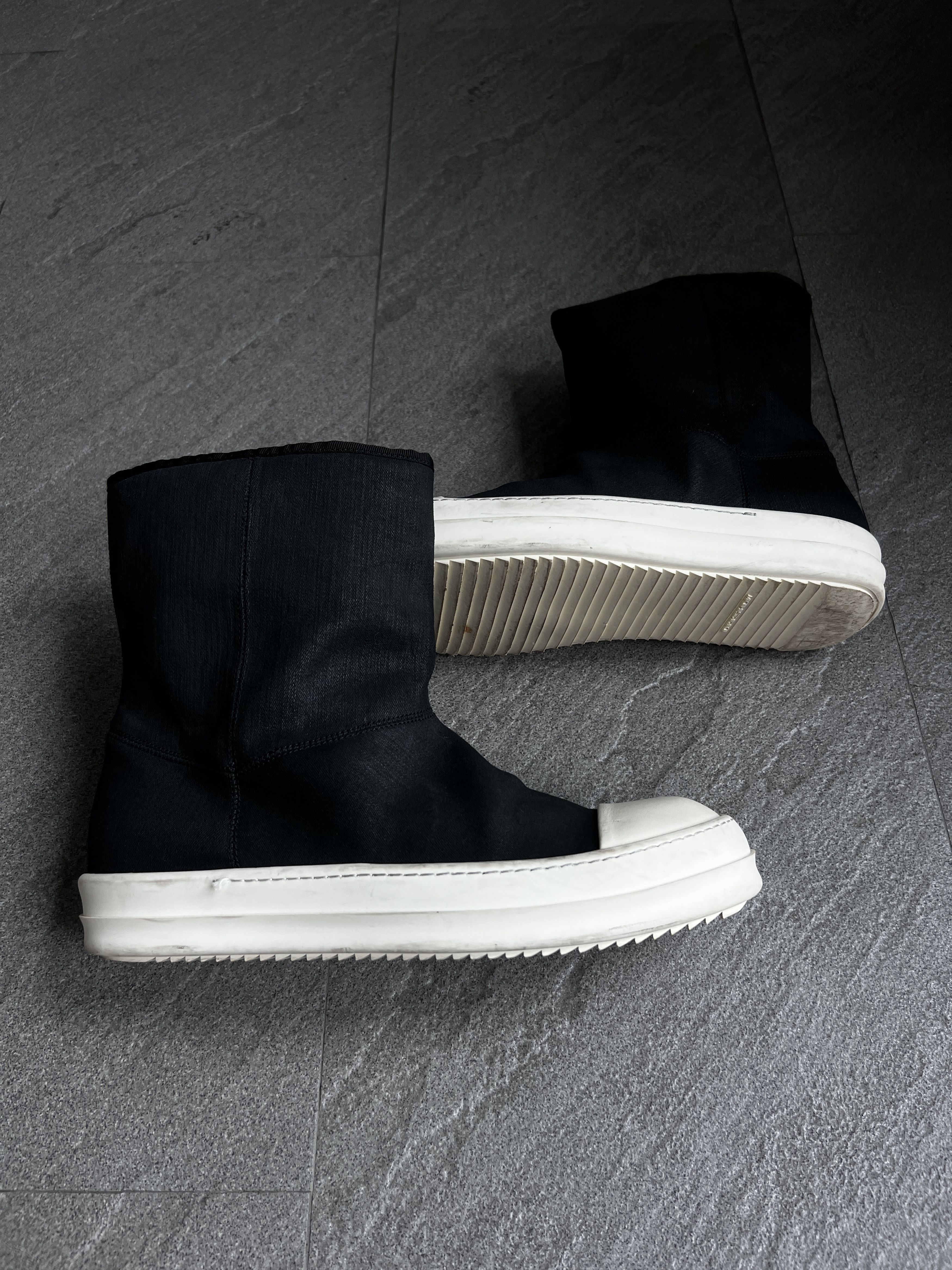 Rick Owens Drkshdw Rick Owens DRKSHDW Ramones Slip On Boots EU42 Size US 9 / EU 42 - 9 Thumbnail