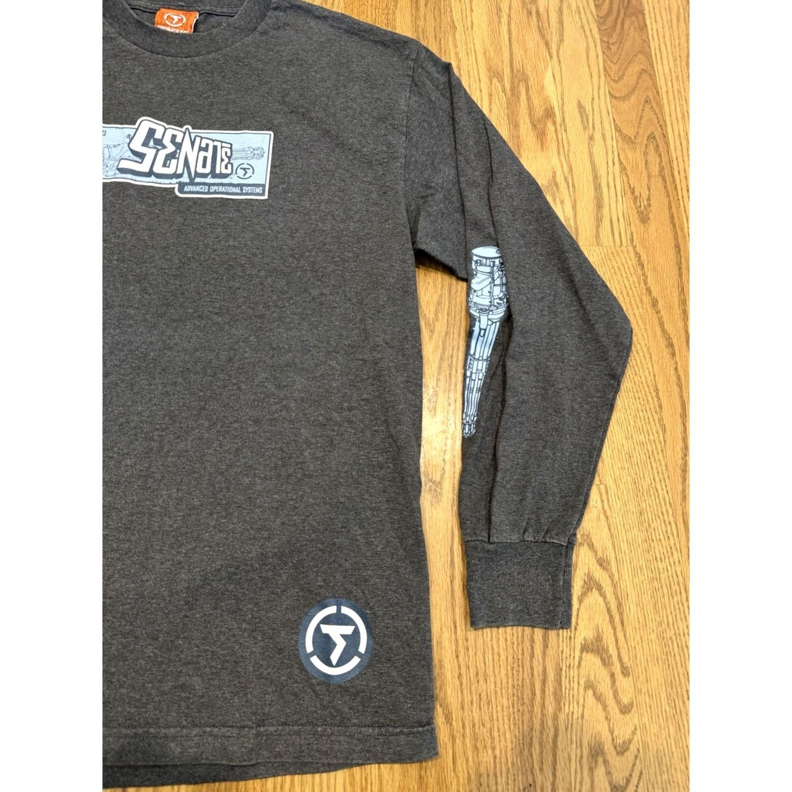 Vintage VINTAGE Senate T Shirt Men L Black 1990s Skate Inline Grunge 90s Sports Roller Skating Size US L / EU 52-54 / 3 - 3 Thumbnail
