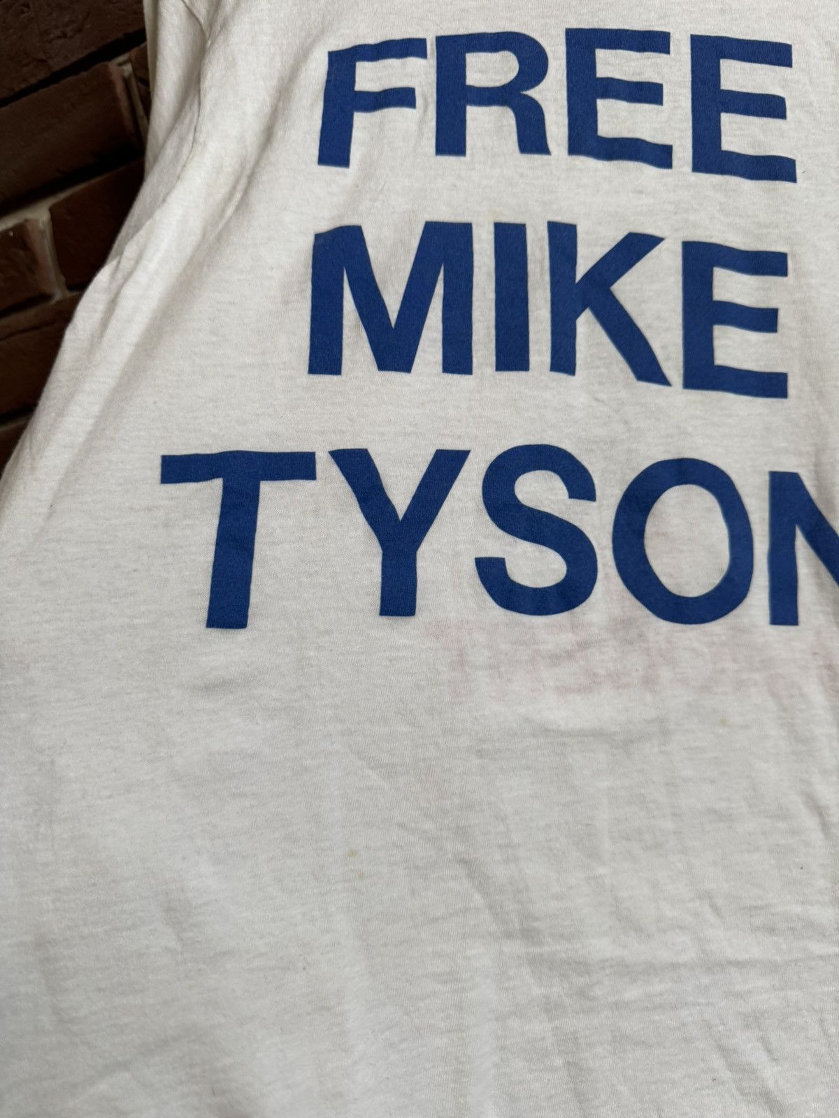 Flight Club Vintage Free Mike Tyson boxing Single Stitch T-shirt 90s M Size US M / EU 48-50 / 2 - 6 Thumbnail