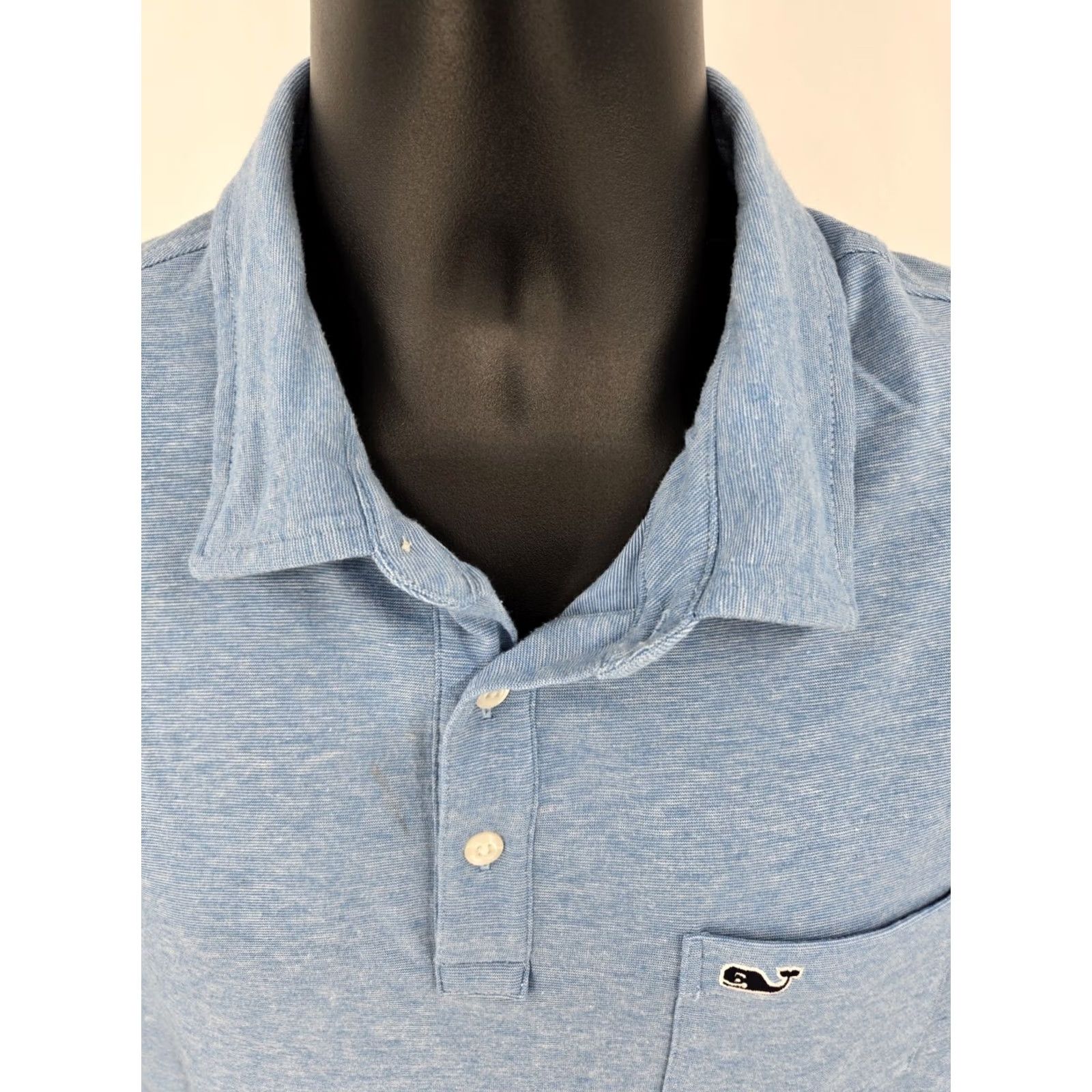 Vineyard Vines Vineyard Vines Polo Shirt Large Blue Golf Short Sleeve Casual Cotton Men Size US L / EU 52-54 / 3 - 4 Thumbnail