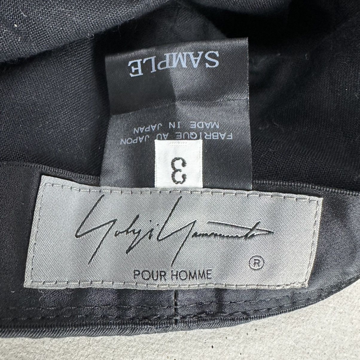 Yohji Yamamoto YOHJI YAMAMOTO POUR HOMME CASQUETTA CAP Size ONE SIZE - 11 Thumbnail