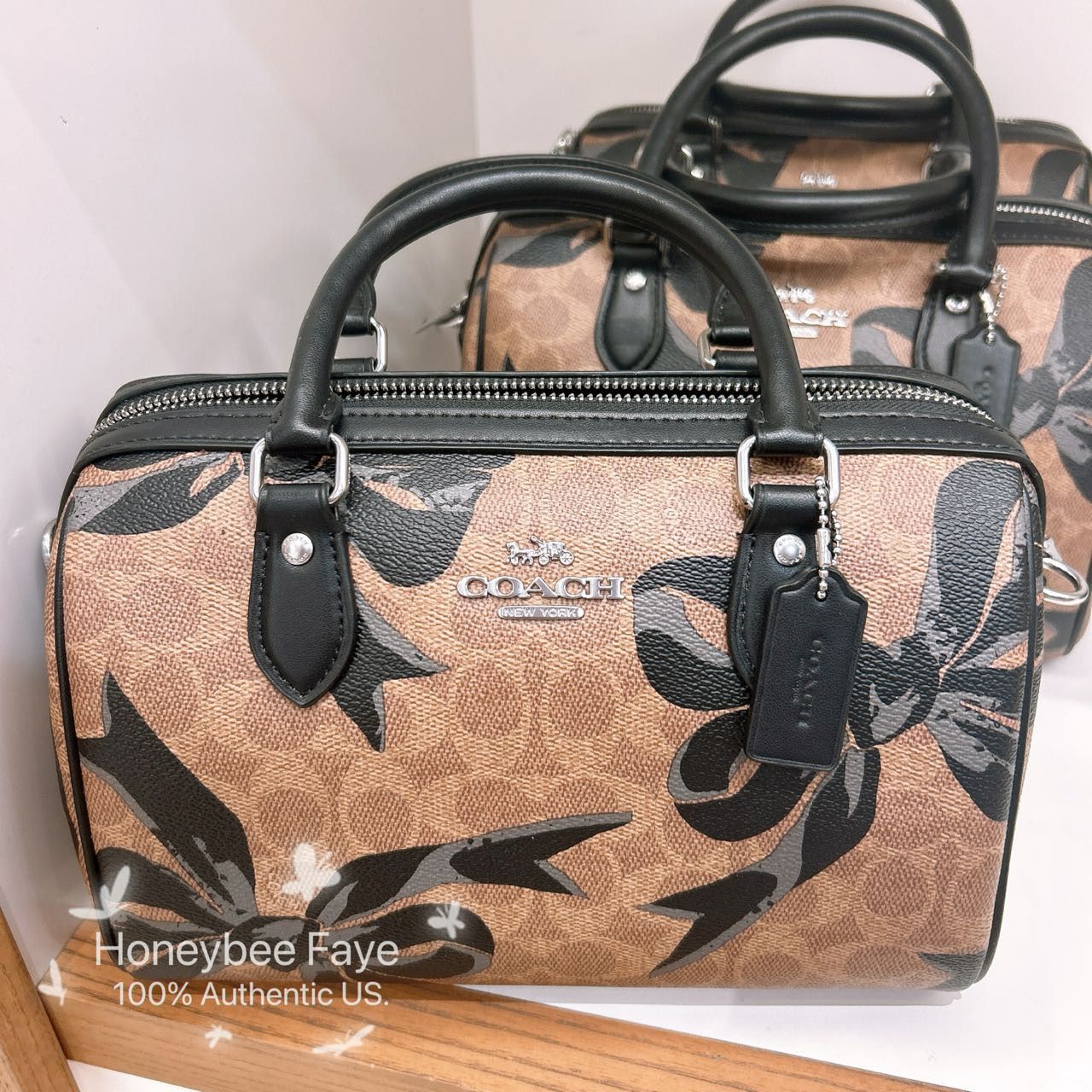 【COACH】ローワン サッチェル シグネチャー ボウプリント CY650 COACH】ローワン サッチェル シグネチャー ボウプリント CY650