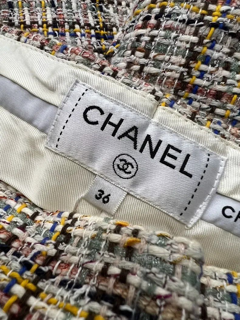Chanel Chanel Colourful tweed knitted trousers Size 24" / US 00 / IT 34 - 4 Thumbnail