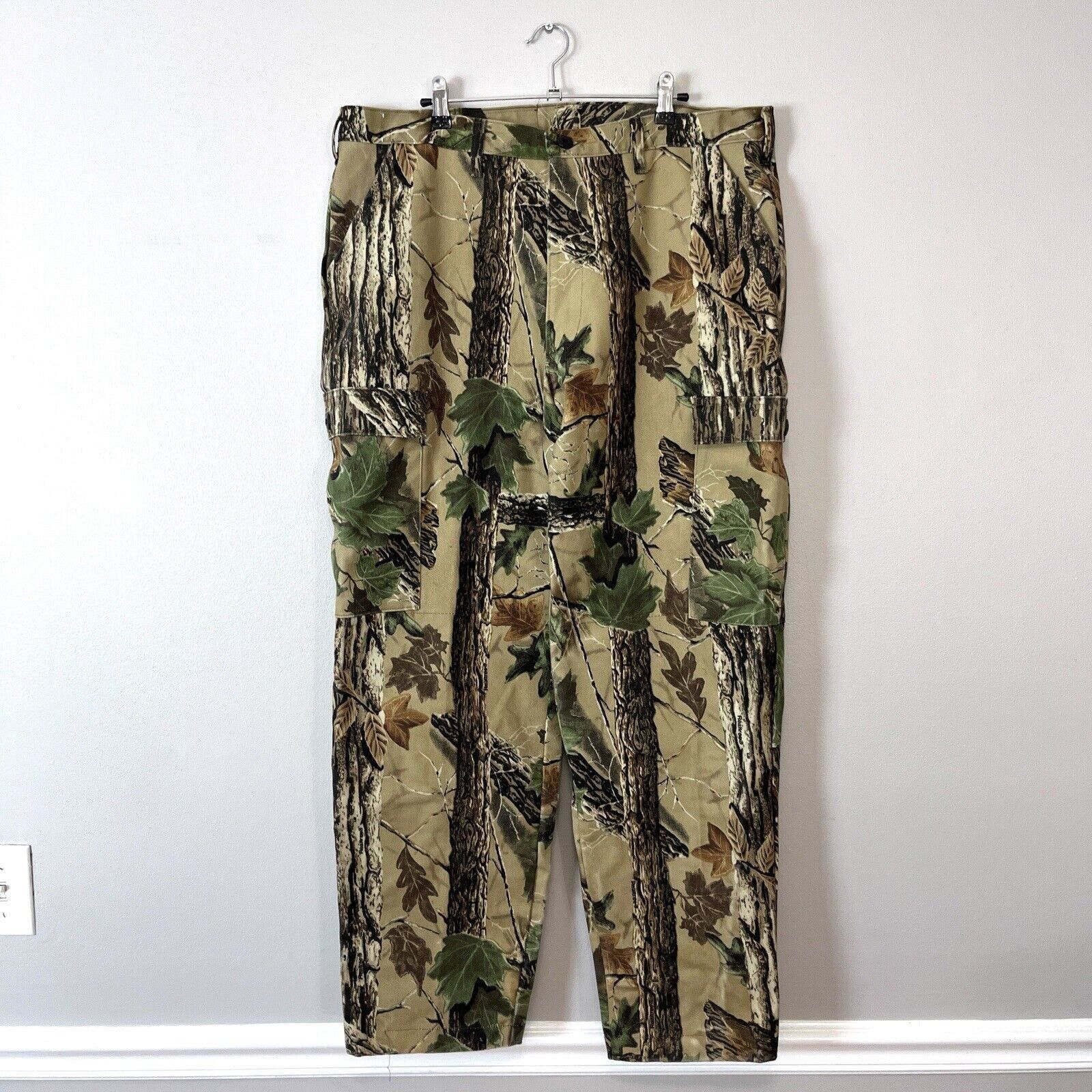 Image of Camo x Realtree 90's Wise Hunter Turtleskin Snake Guard Cargo 34-38X31 Usa, Men's