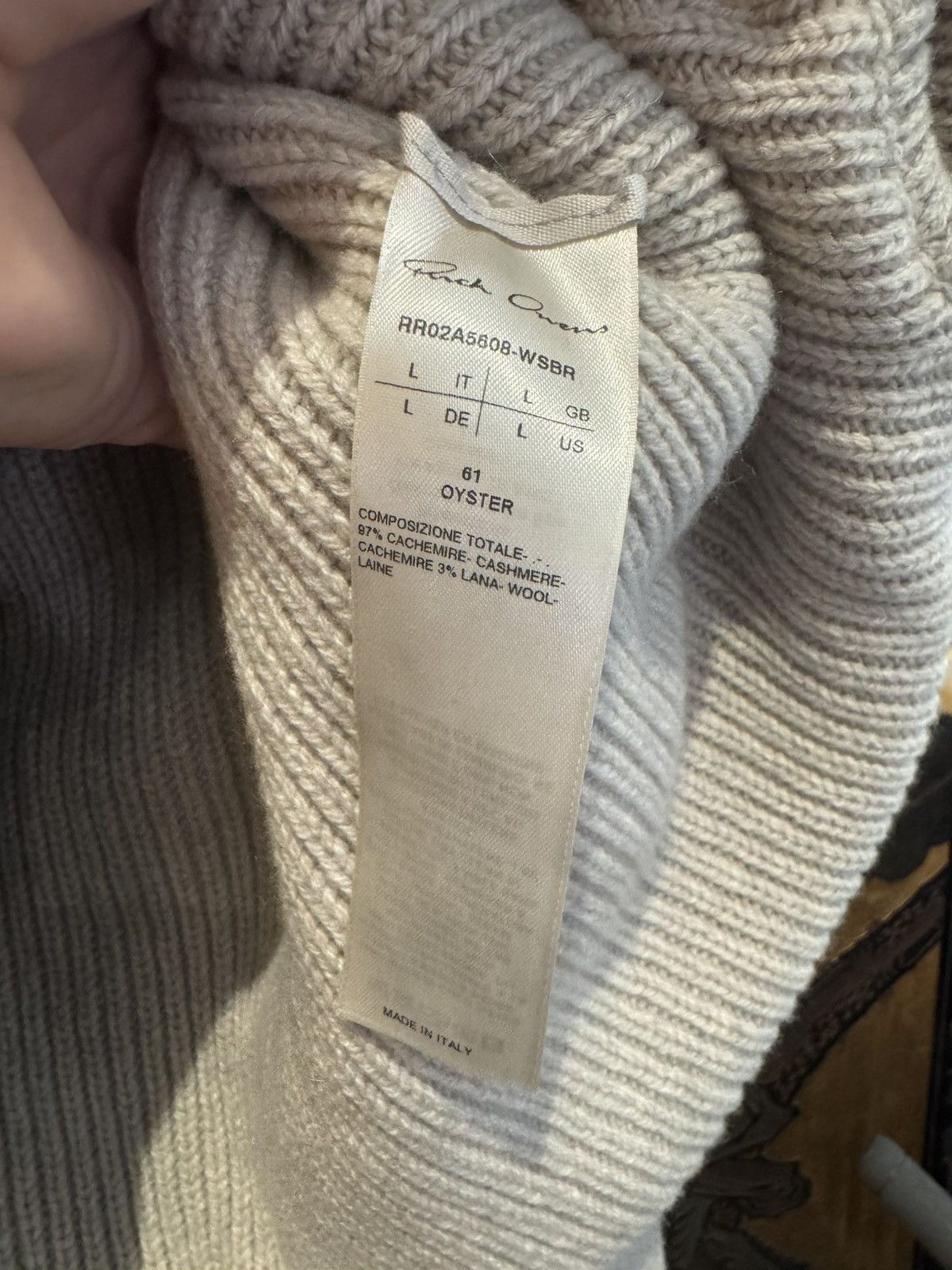 Rick Owens Rick Owens Runway Cashmere Sweater Size US M / EU 48-50 / 2 - 13 Thumbnail