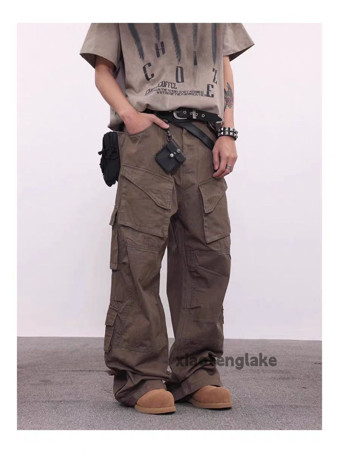 Designer × Japanese Brand × Vintage utility military loose baggy skate carpenter workwear pants Size US 30 / EU 46 - 7 Thumbnail