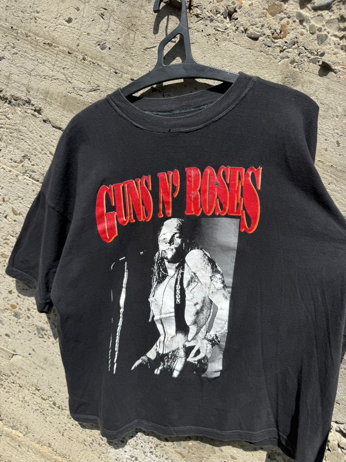 Vintage Vintage 90s Guns N' Roses Axl Roses Crewneck T-shirt Size US XL / EU 56 / 4 - 3 Thumbnail