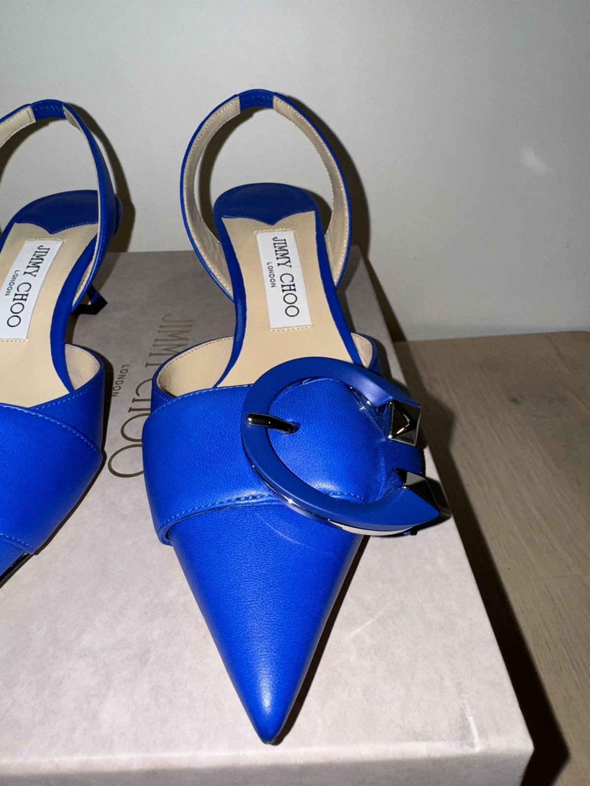 Jimmy Choo Jimmy Choo Heels Blue Size US 6 / IT 36 - 6 Thumbnail