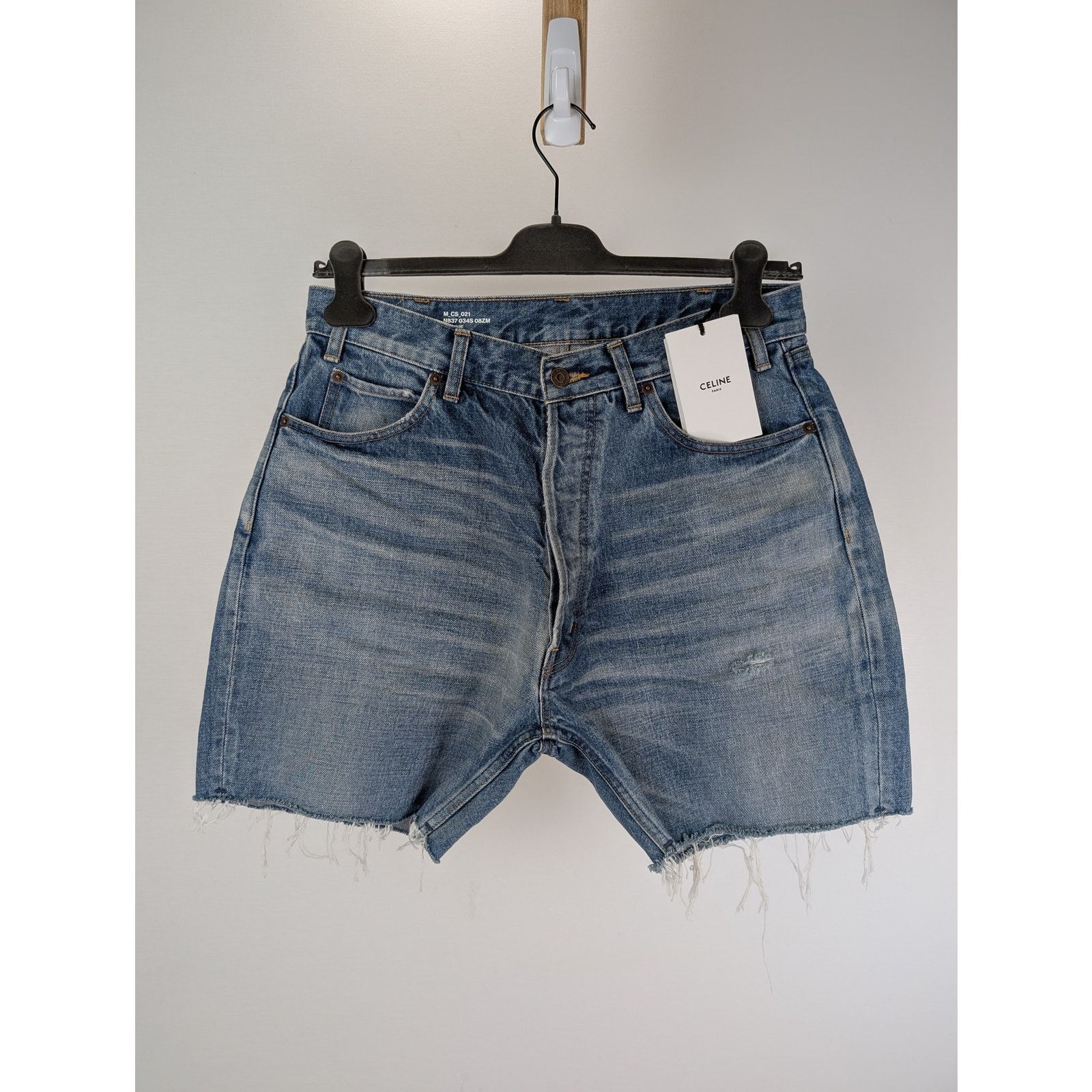 Celine o1rshd1 Denim Shorts in Blue Size US 30 / EU 46 - 1 Thumbnail