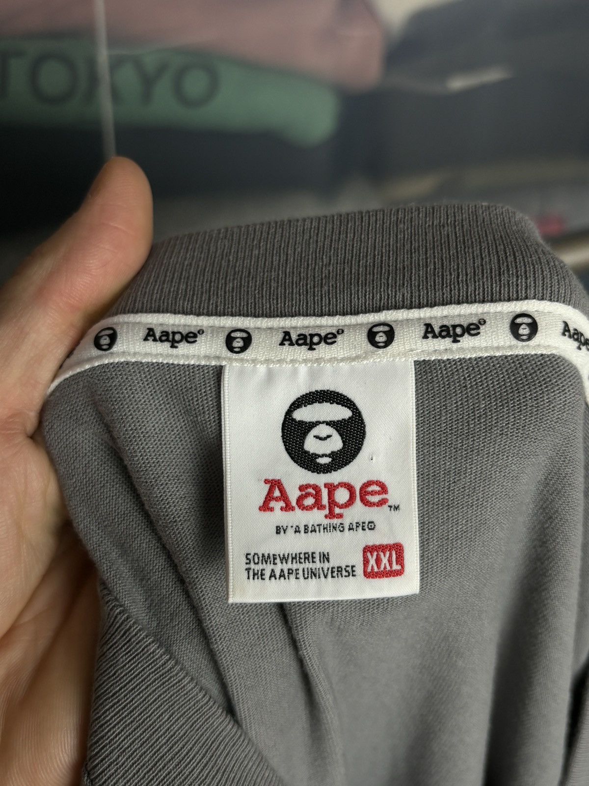 Aape Aape A Bathing Ape Long Sleeve Japanese Rare T-Shirt Size US XXL / EU 58 / 5 - 9 Thumbnail