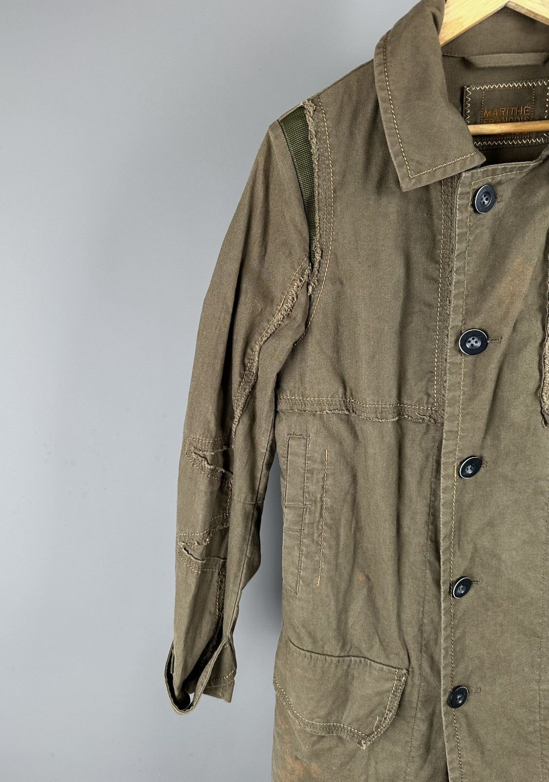 Marithe + Francois Girbaud Marithe Francois Girbaud - Military Trench Coat - Vintage Size US M / EU 48-50 / 2 - 4 Thumbnail