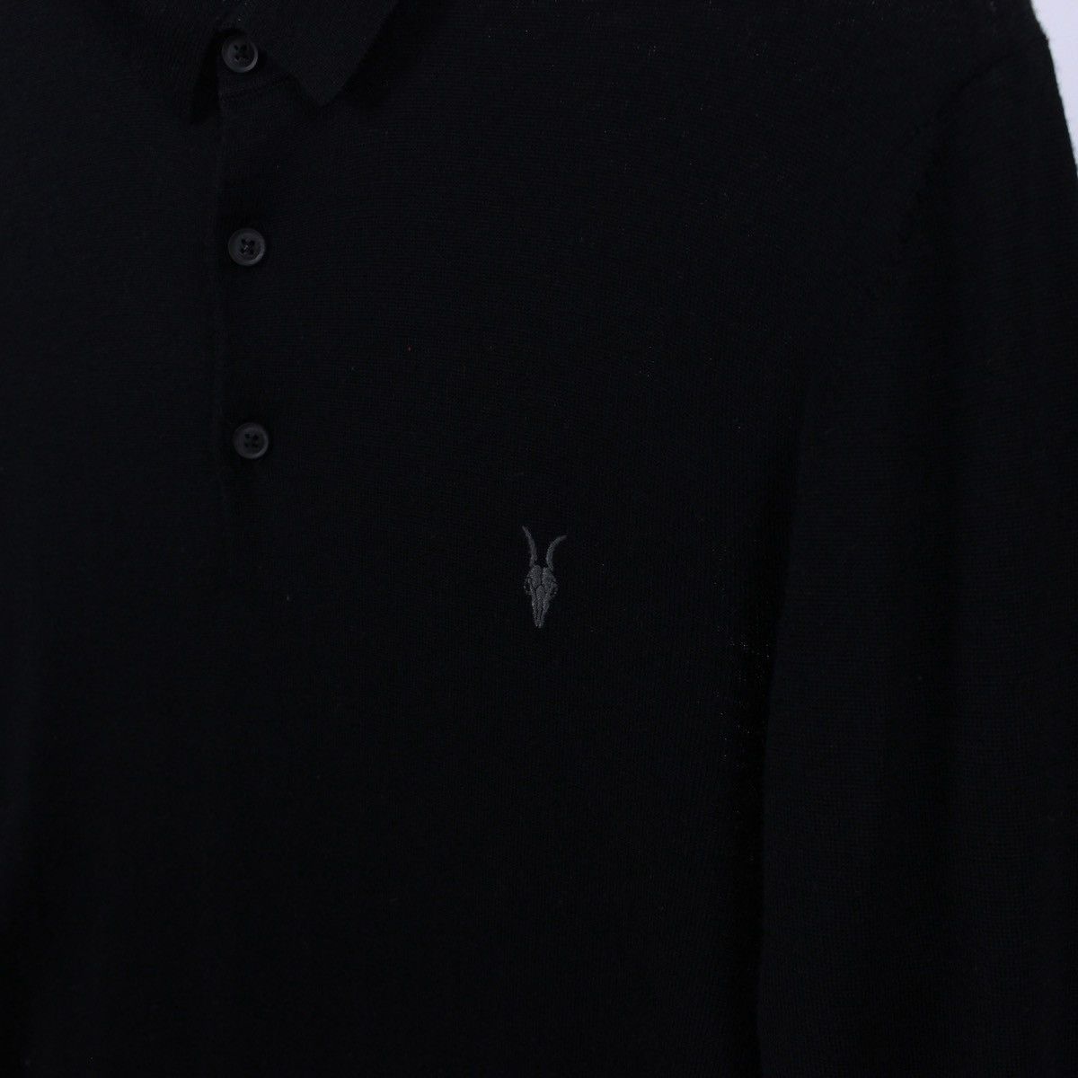 Allsaints AllSaints Mode Merino Wool Long Sleeve Polo Shirt Size US L / EU 52-54 / 3 - 5 Thumbnail