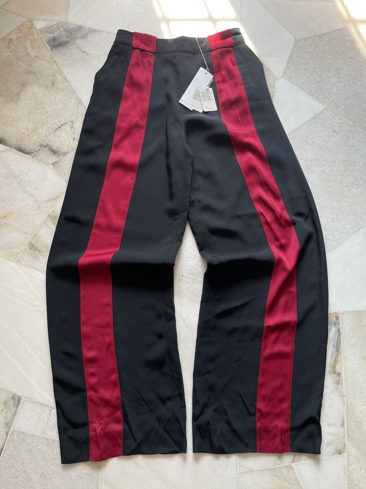 Marni Deathstock SS19 Marni Red Stripe Trousers Pants Size 30" / US 8 / IT 44 - 4 Thumbnail
